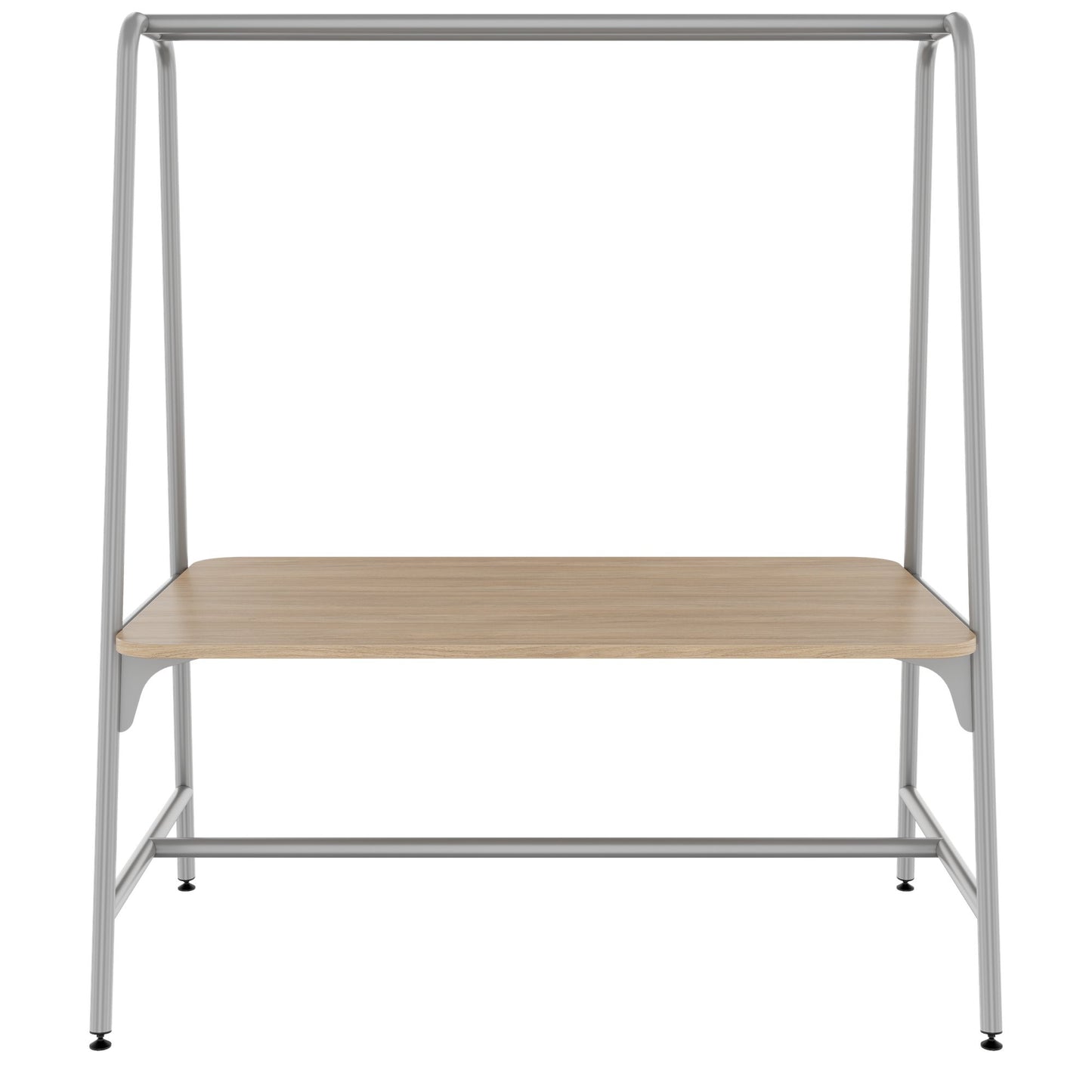 ROUND Multipurpose Tisch | 1600 - 1800 x 740 - 1050 mm, Bernsteineiche
