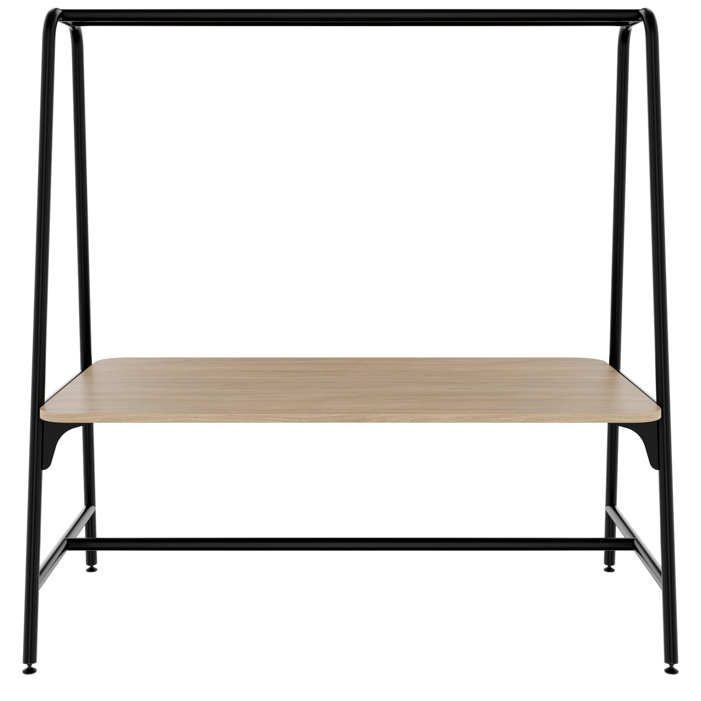 ROUND Multipurpose Tisch | 1600 - 1800 x 740 - 1050 mm, Bernsteineiche