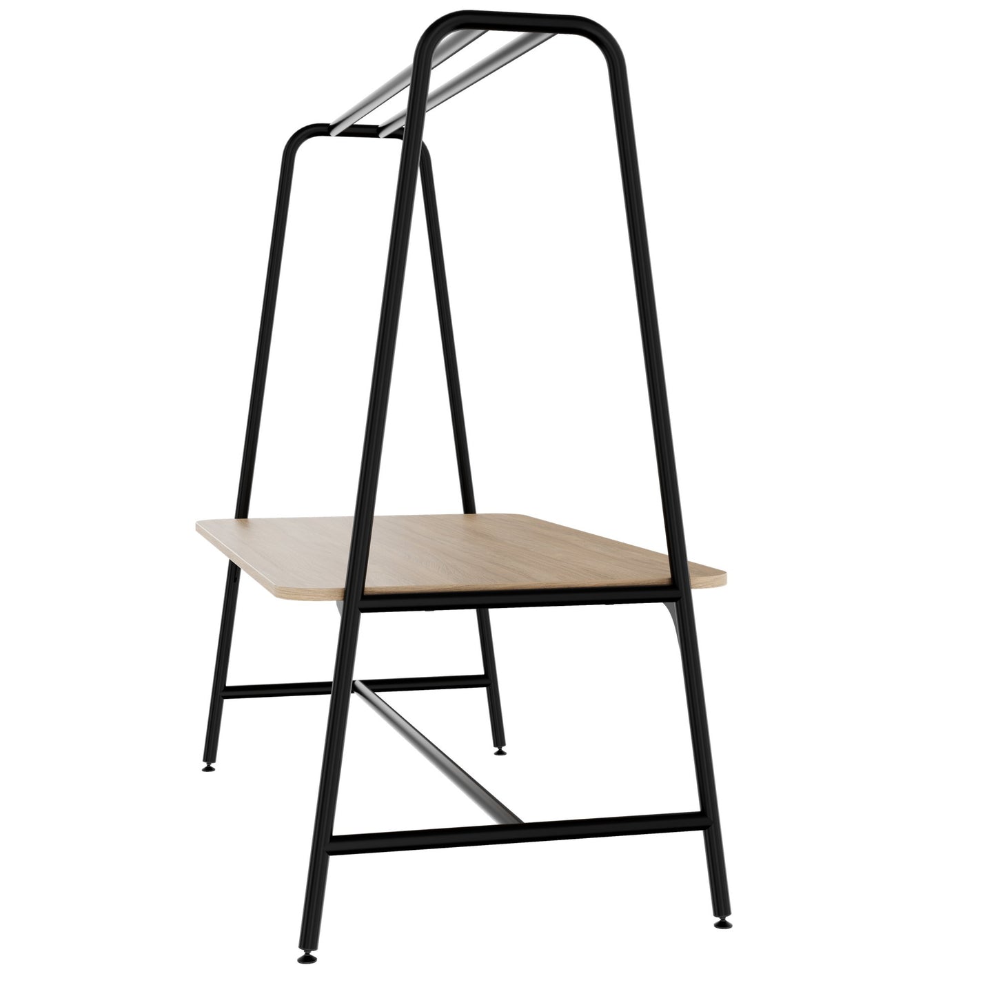 ROUND Multipurpose Tisch | 1600 - 1800 x 740 - 1050 mm, Bernsteineiche