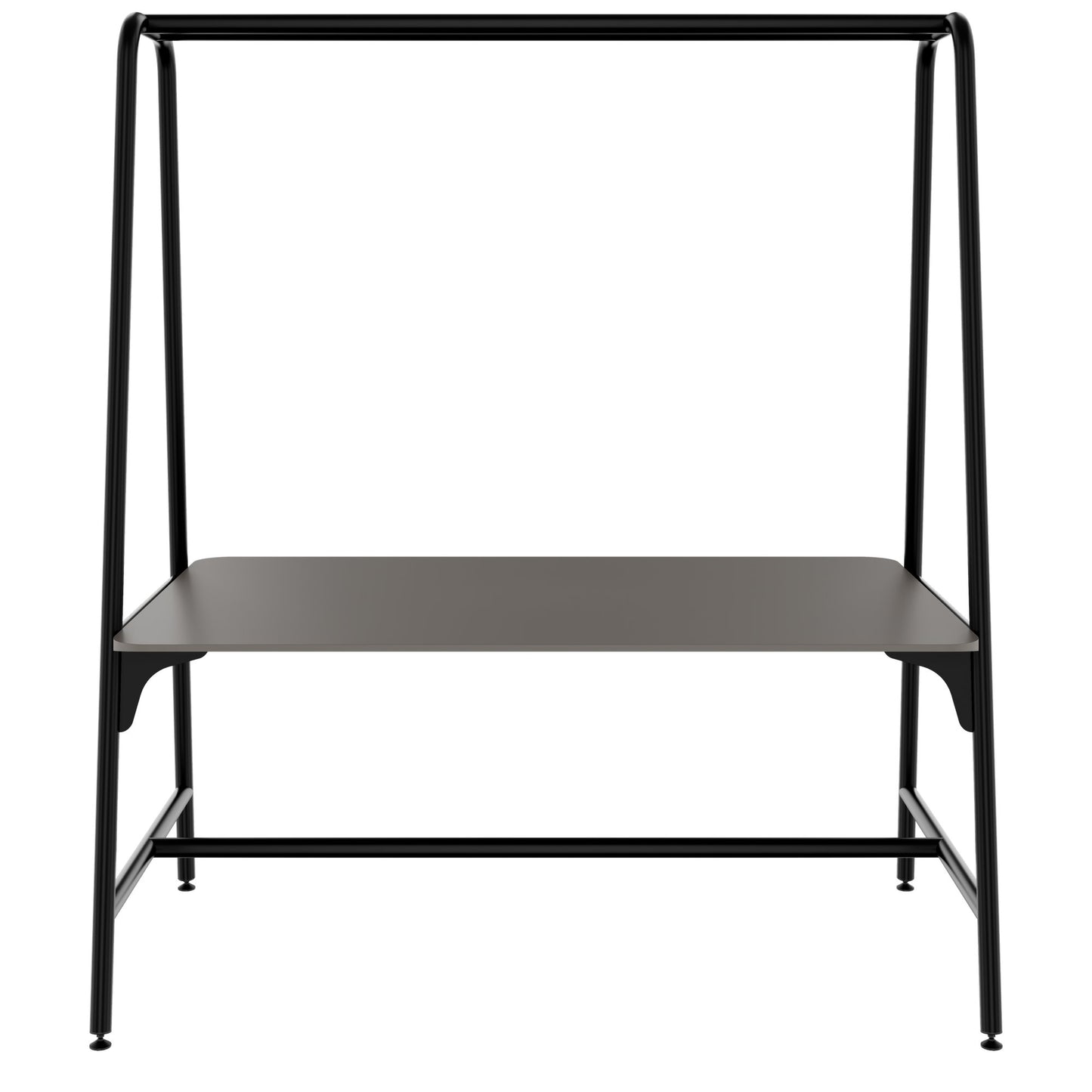 ROUND Multipurpose Tisch | 1600 - 1800 x 740 - 1050 mm, Fenix Grau