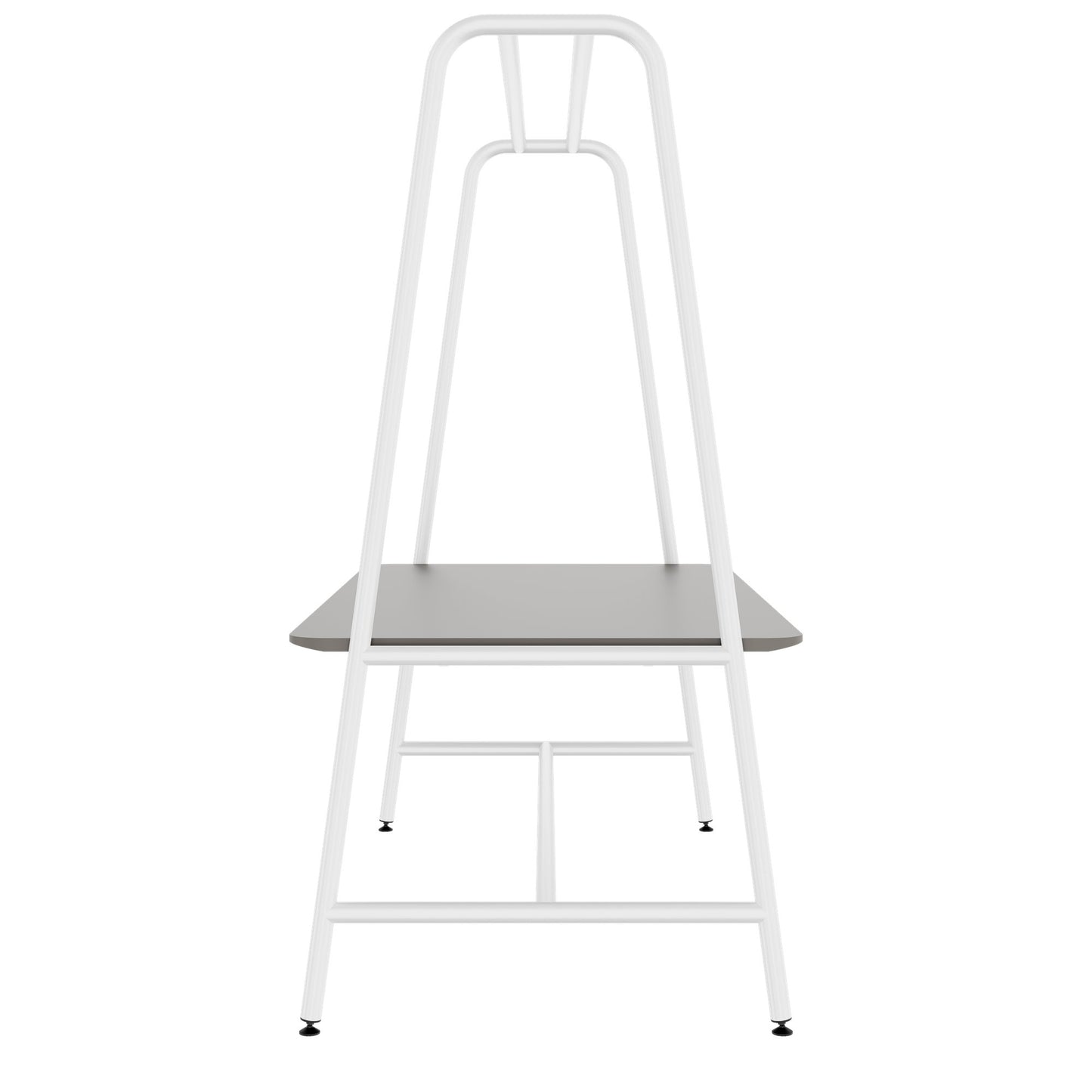 ROUND Multipurpose Tisch | 1600 - 1800 x 740 - 1050 mm, Fenix Grau