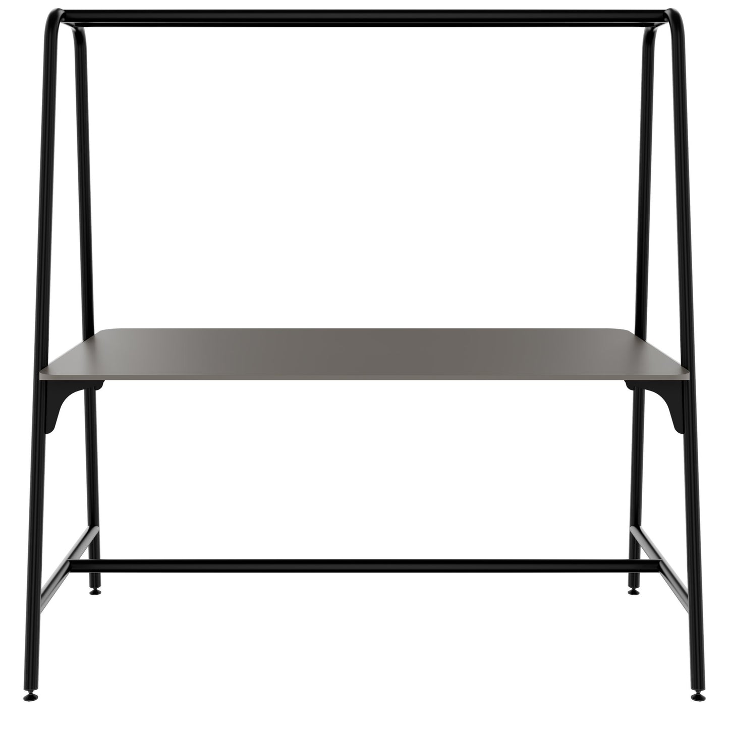 ROUND Multipurpose Tisch | 1600 - 1800 x 740 - 1050 mm, Fenix Grau