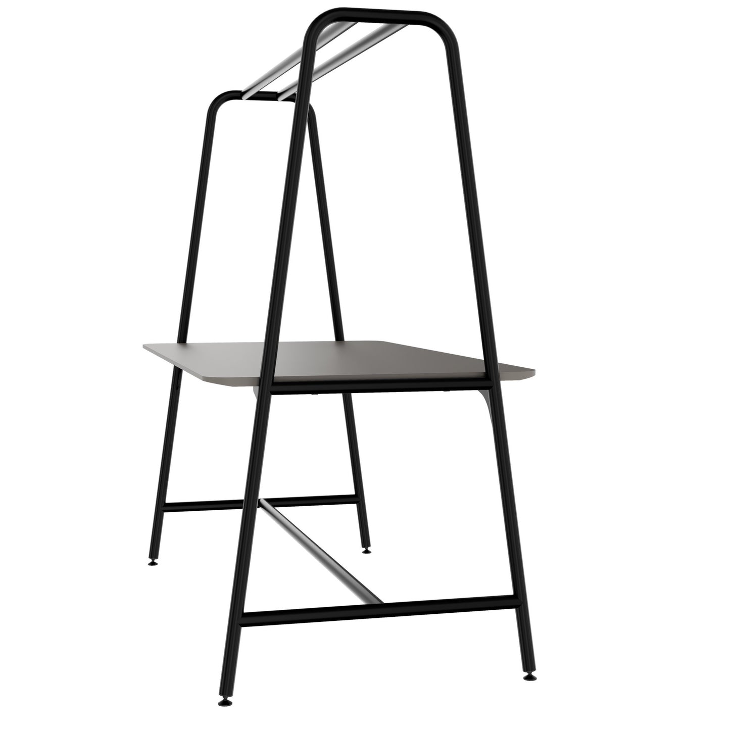 ROUND Multipurpose Tisch | 1600 - 1800 x 740 - 1050 mm, Fenix Grau