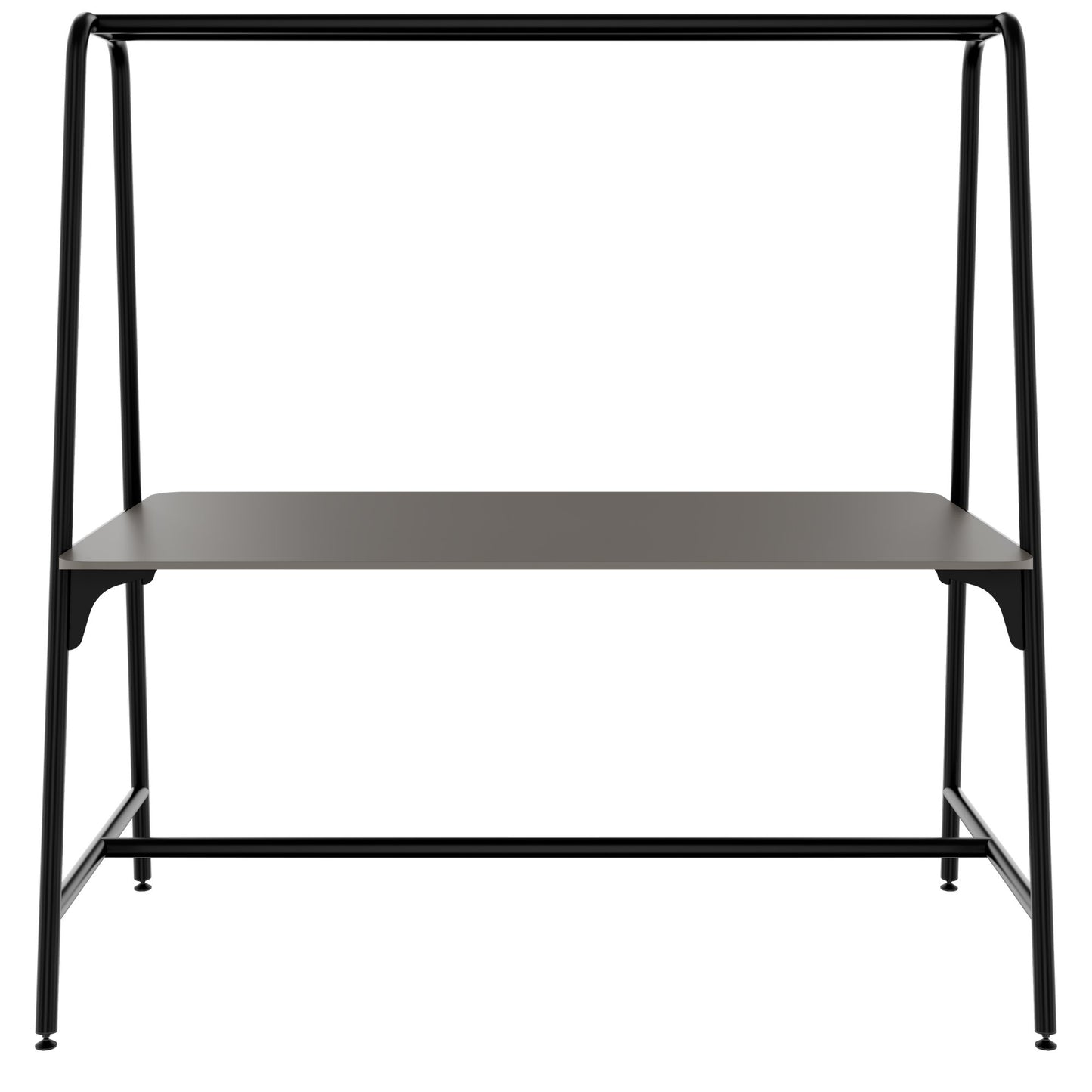 ROUND Multipurpose Tisch | 1600 - 1800 x 740 - 1050 mm, Fenix Grau