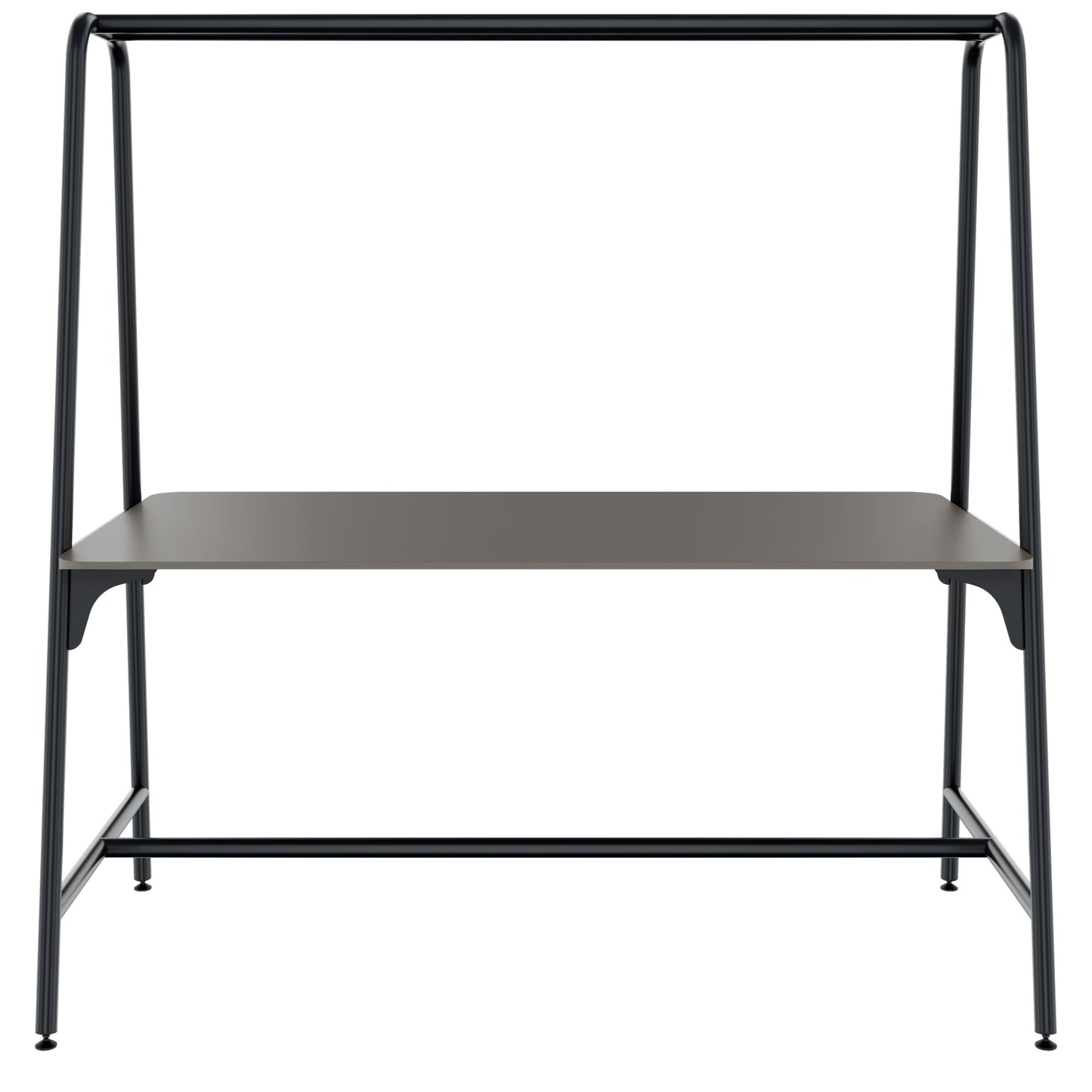 ROUND Multipurpose Tisch | 1600 - 1800 x 740 - 1050 mm, Fenix Grau