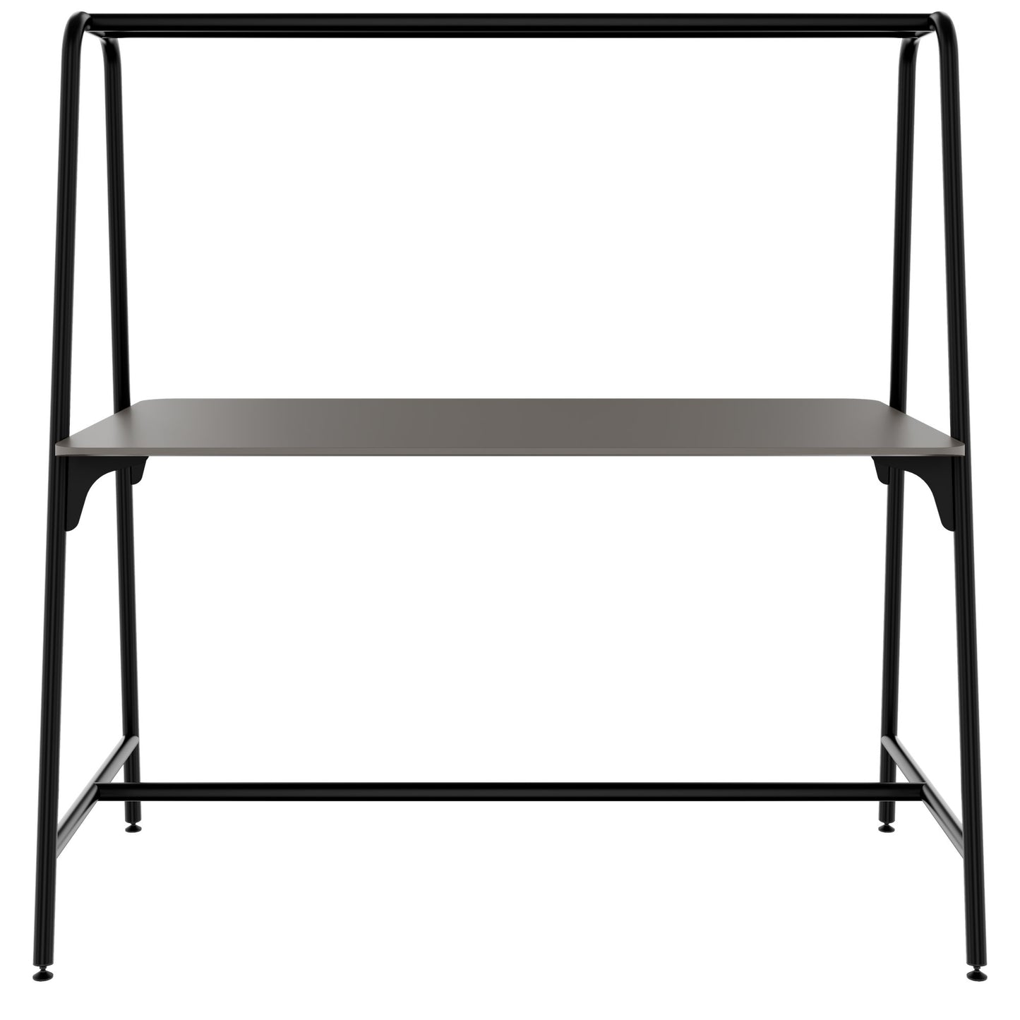 ROUND Multipurpose Tisch | 1600 - 1800 x 740 - 1050 mm, Fenix Grau