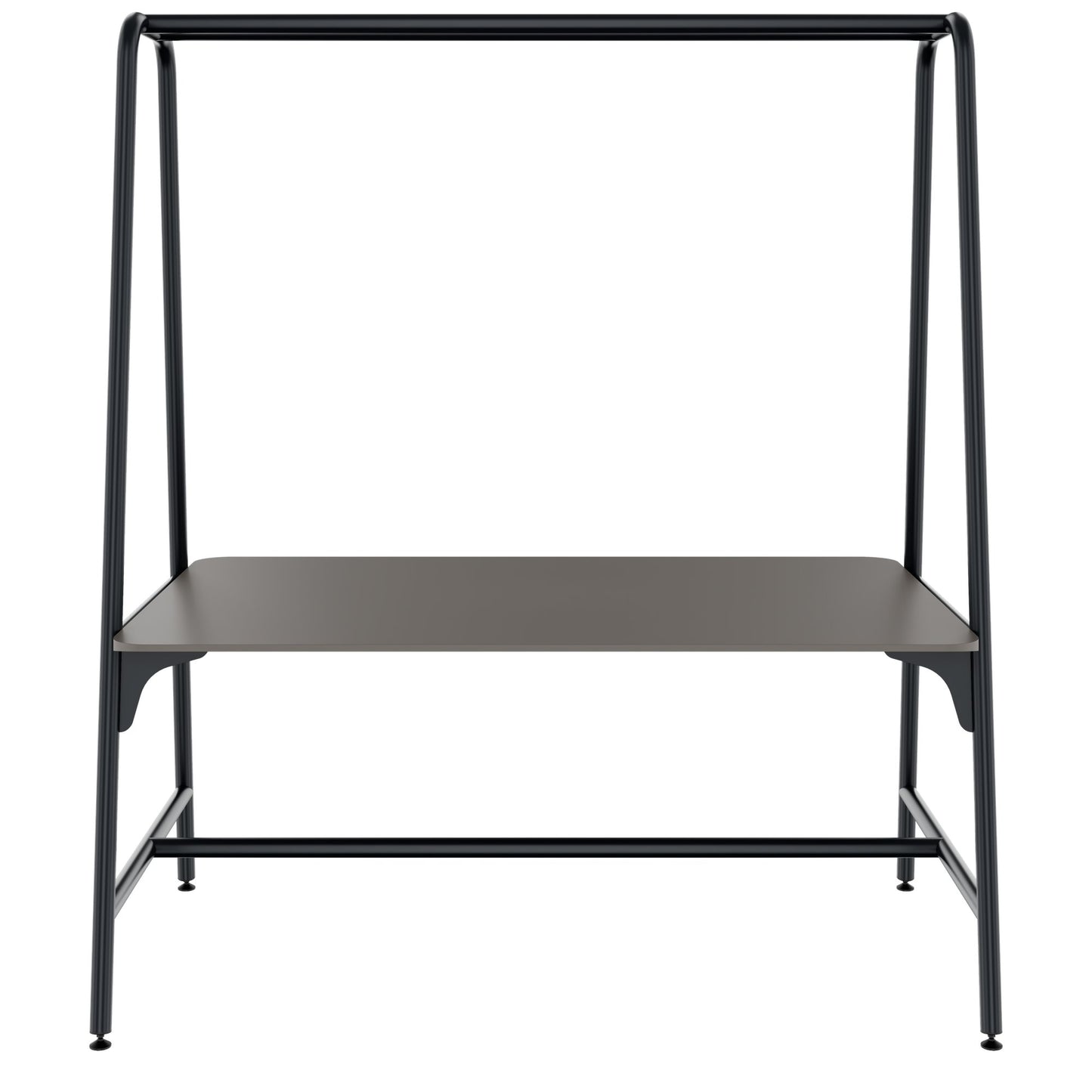 ROUND Multipurpose Tisch | 1600 - 1800 x 740 - 1050 mm, Fenix Grau