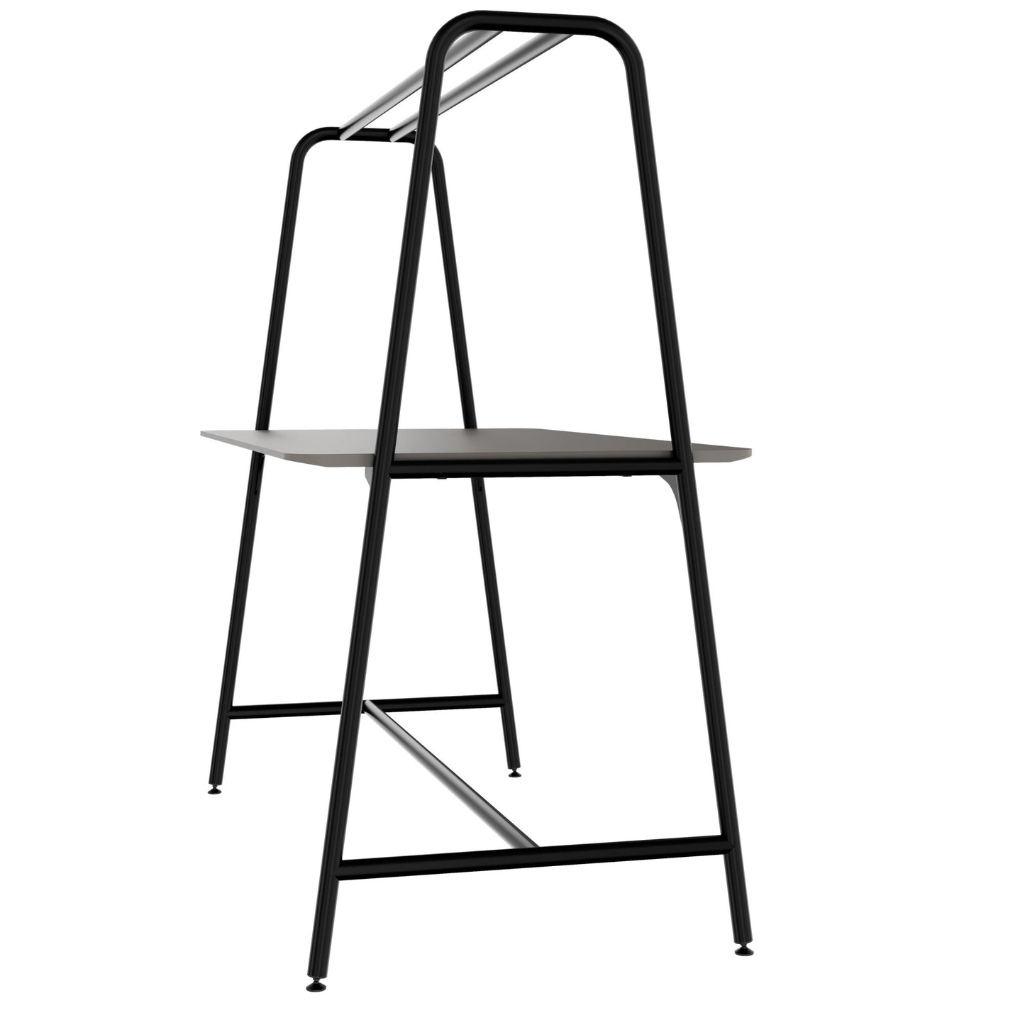 ROUND Multipurpose Tisch | 1600 - 1800 x 740 - 1050 mm, Fenix Grau