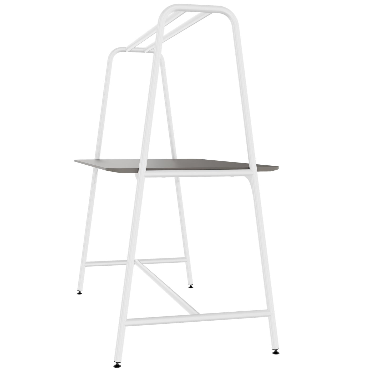 ROUND Multipurpose Tisch | 1600 - 1800 x 740 - 1050 mm, Fenix Grau