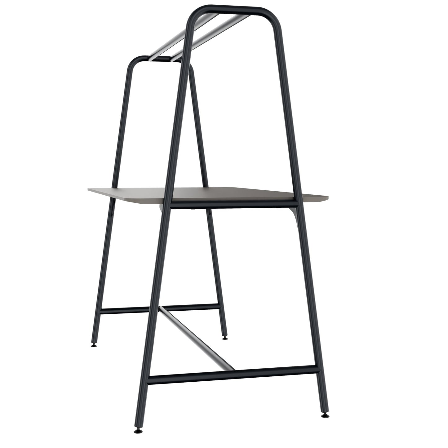 ROUND Multipurpose Tisch | 1600 - 1800 x 740 - 1050 mm, Fenix Grau