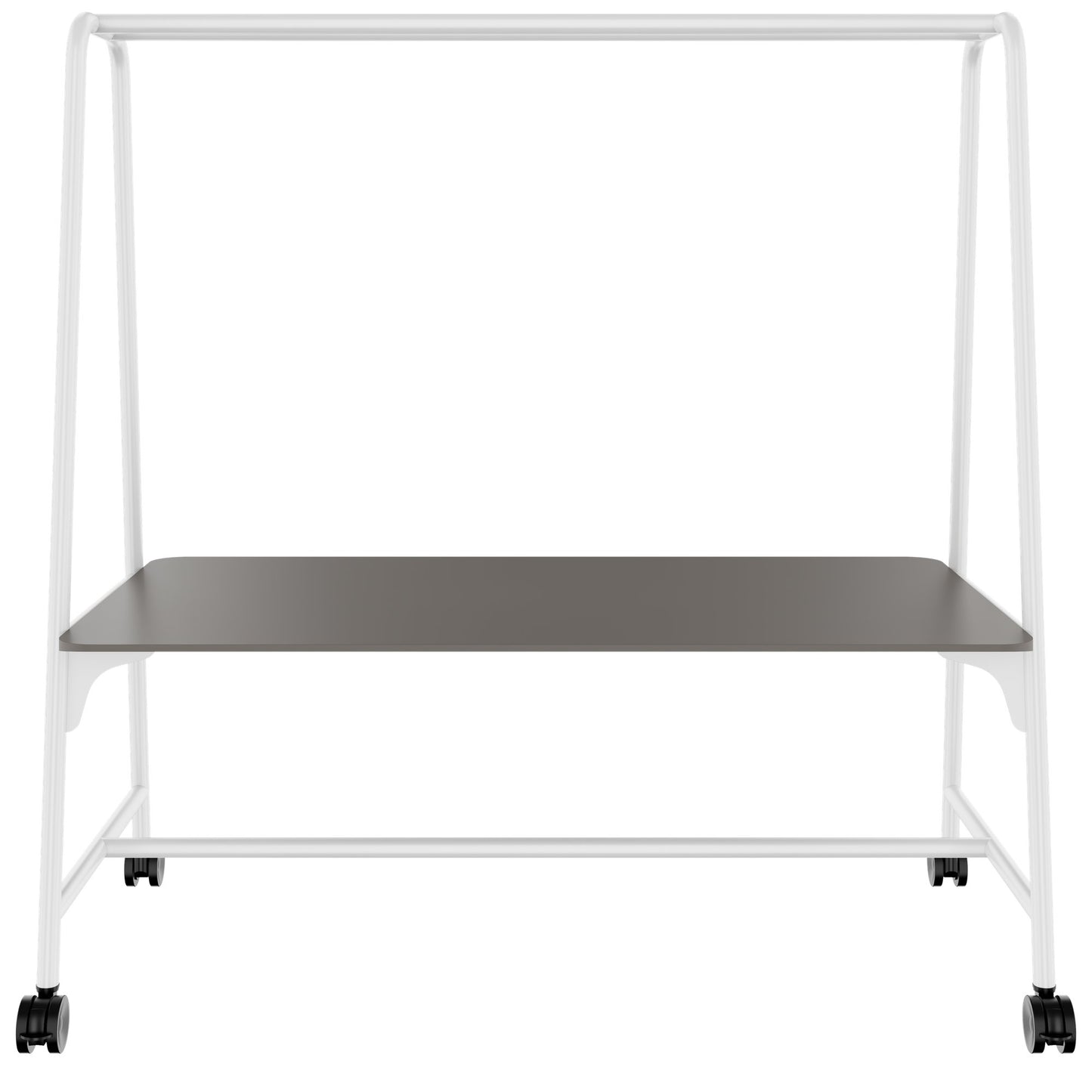 ROUND Multipurpose Tisch | 1600 - 1800 x 740 - 1050 mm, Fenix Grau