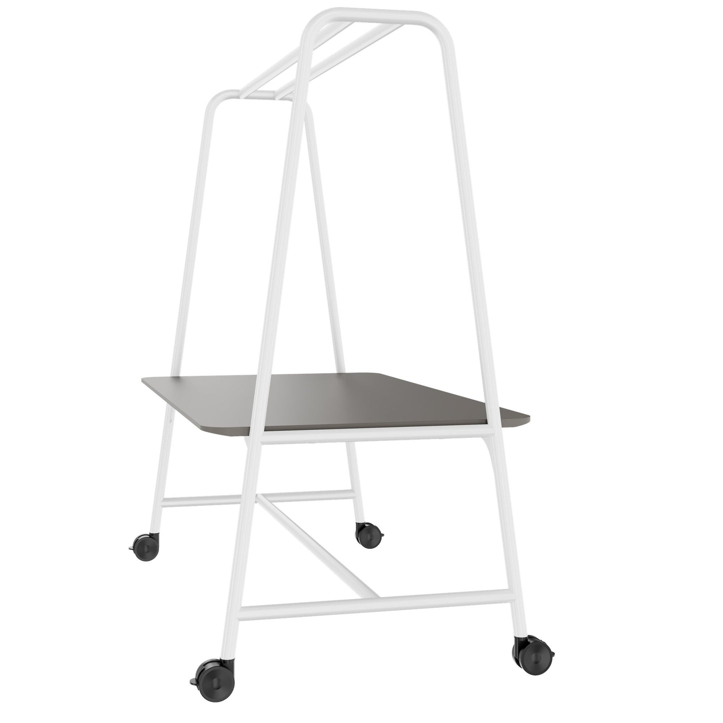 ROUND Multipurpose Tisch | 1600 - 1800 x 740 - 1050 mm, Fenix Grau