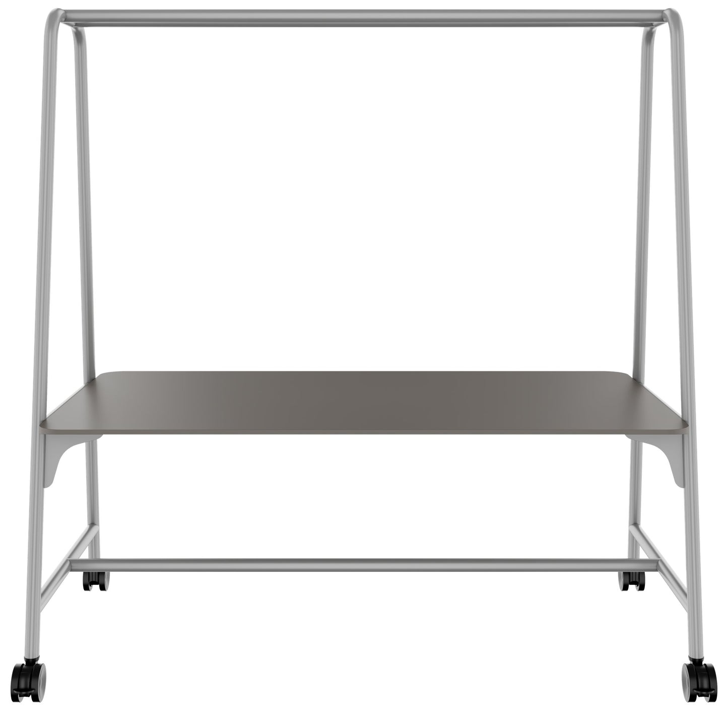 ROUND Multipurpose Tisch | 1600 - 1800 x 740 - 1050 mm, Fenix Grau