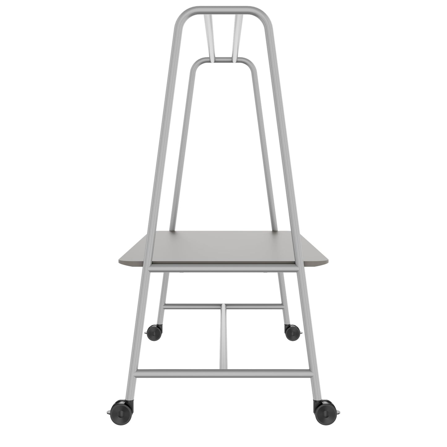 ROUND Multipurpose Tisch | 1600 - 1800 x 740 - 1050 mm, Fenix Grau