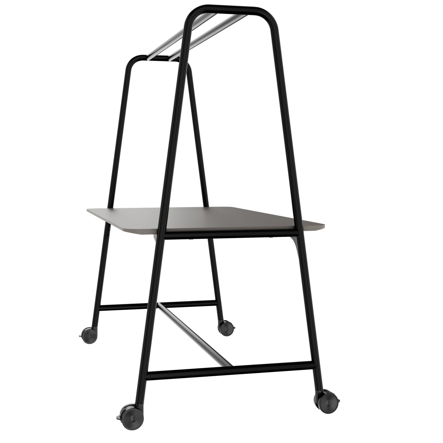ROUND Multipurpose Tisch | 1600 - 1800 x 740 - 1050 mm, Fenix Grau