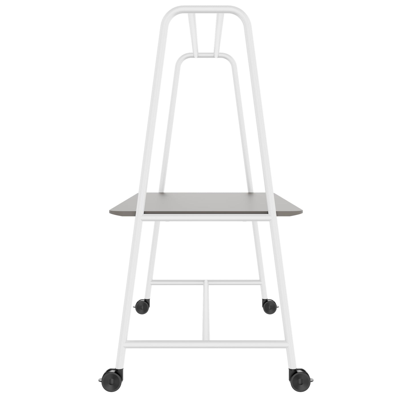 ROUND Multipurpose Tisch | 1600 - 1800 x 740 - 1050 mm, Fenix Grau