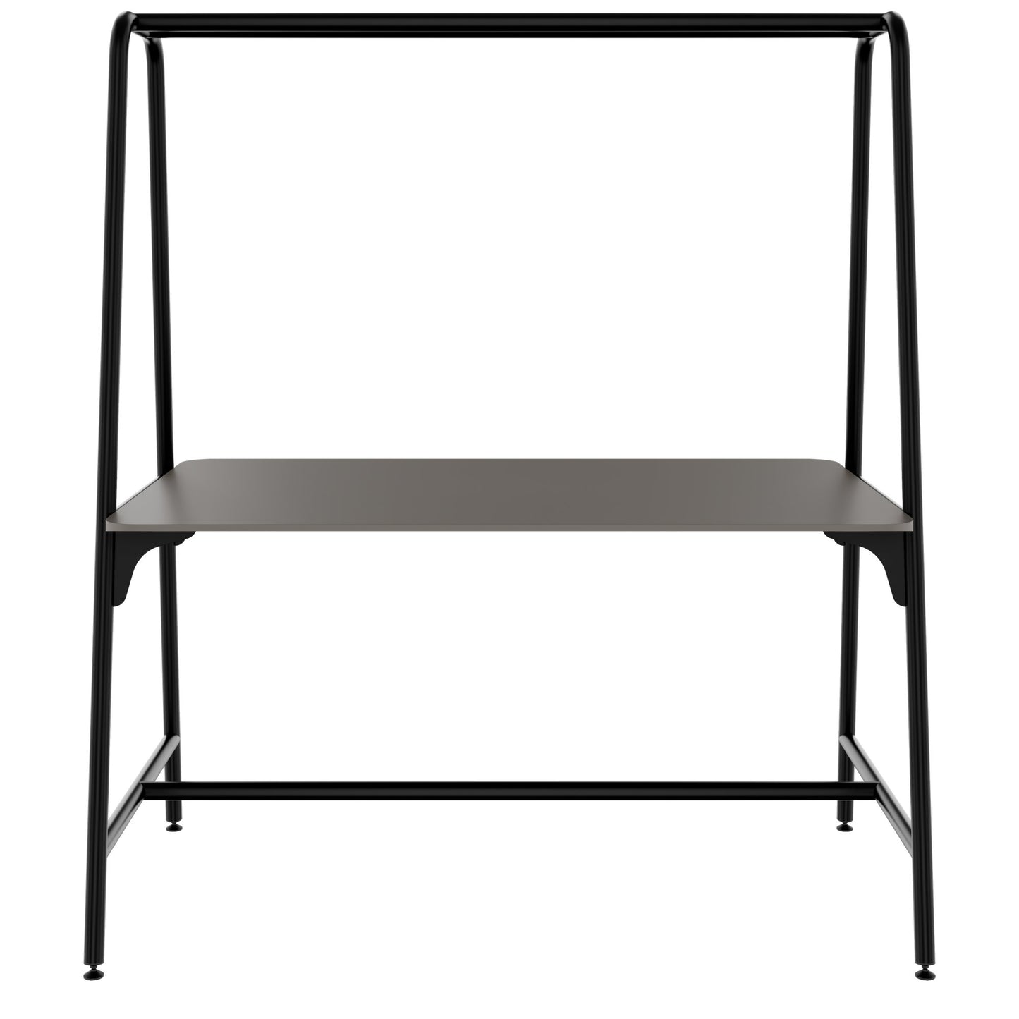 ROUND Multipurpose Tisch | 1600 - 1800 x 740 - 1050 mm, Fenix Grau