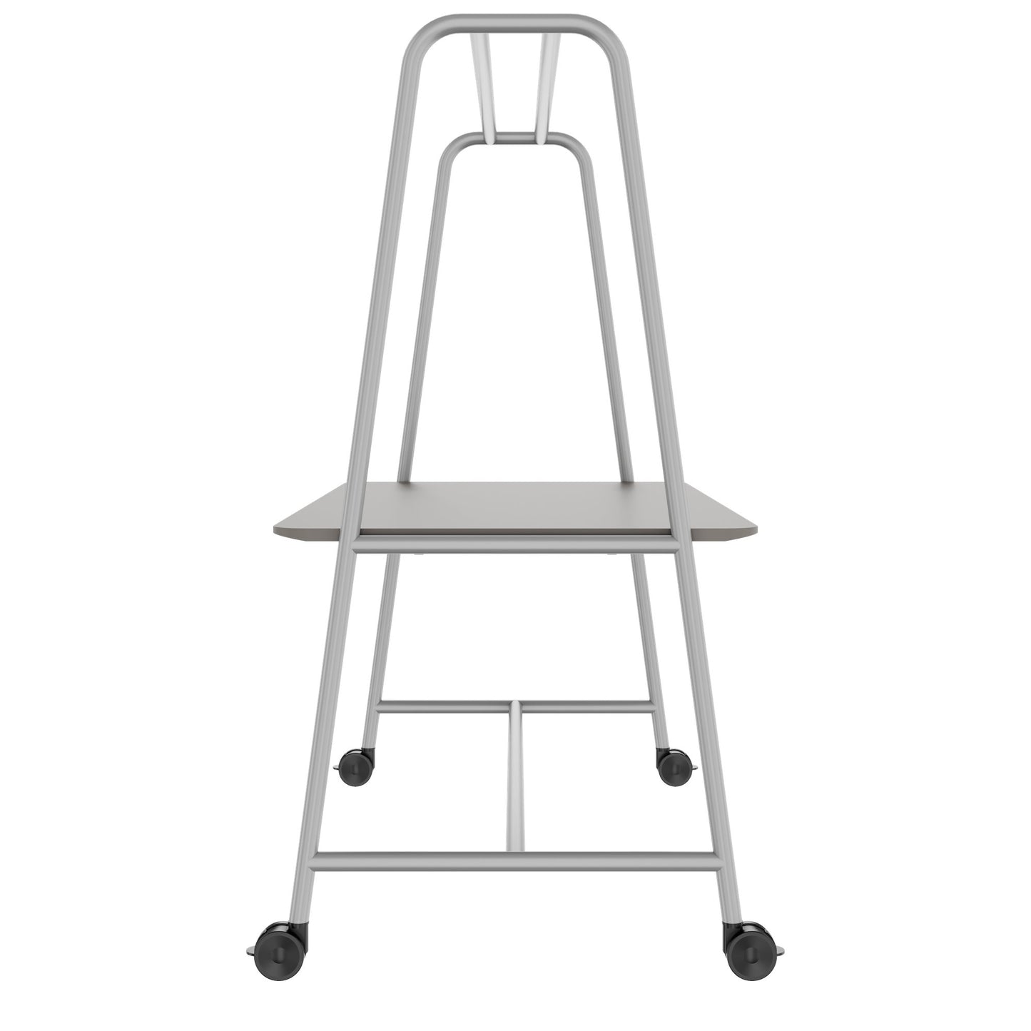 ROUND Multipurpose Tisch | 1600 - 1800 x 740 - 1050 mm, Fenix Grau