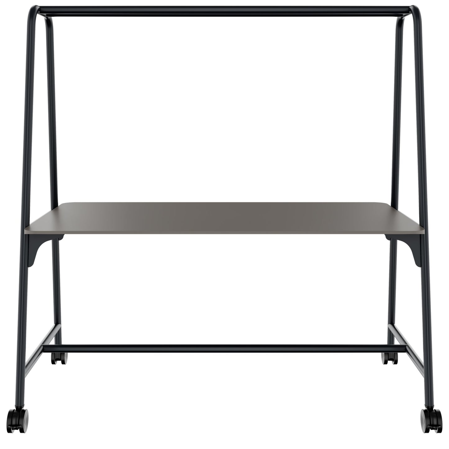 ROUND Multipurpose Tisch | 1600 - 1800 x 740 - 1050 mm, Fenix Grau