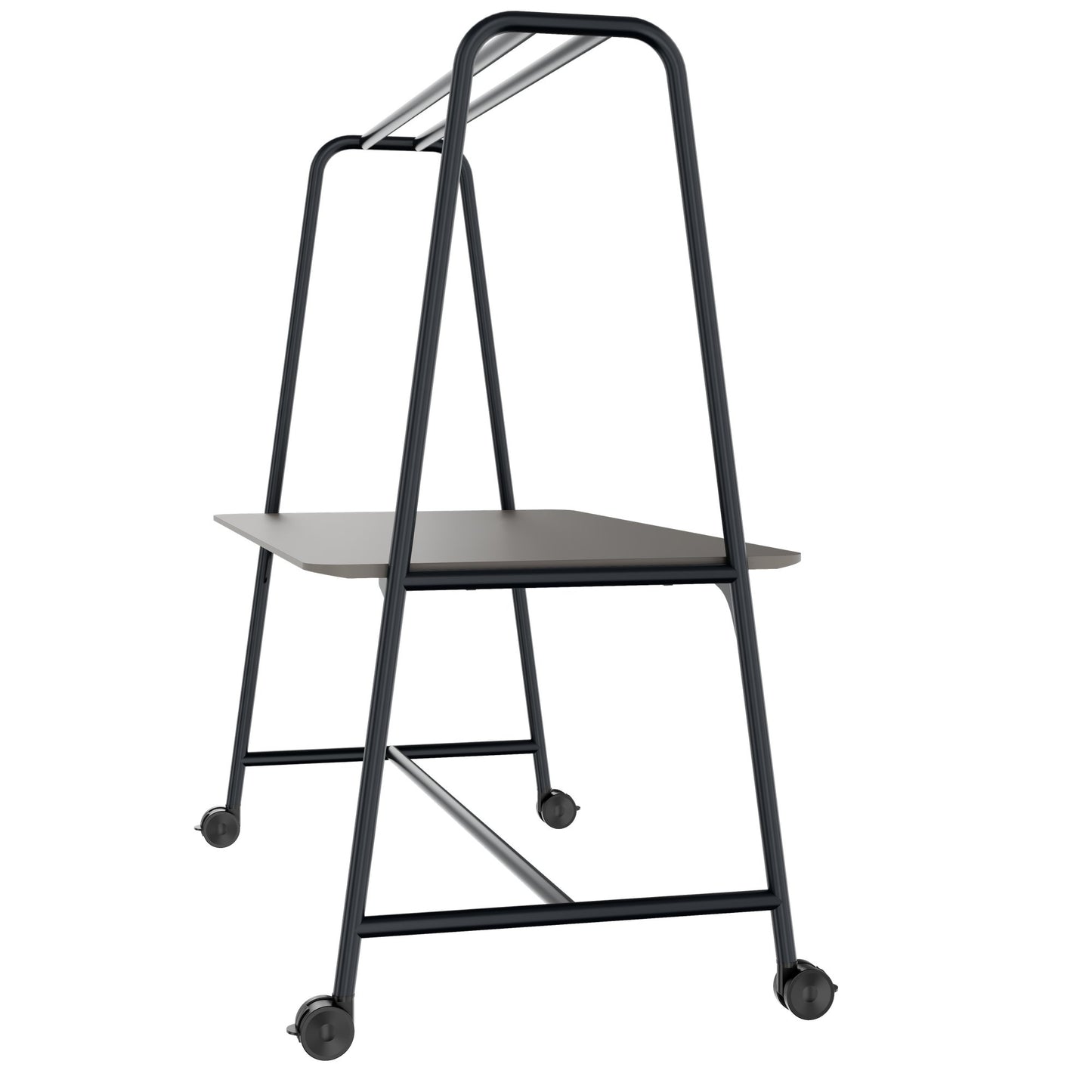 ROUND Multipurpose Tisch | 1600 - 1800 x 740 - 1050 mm, Fenix Grau