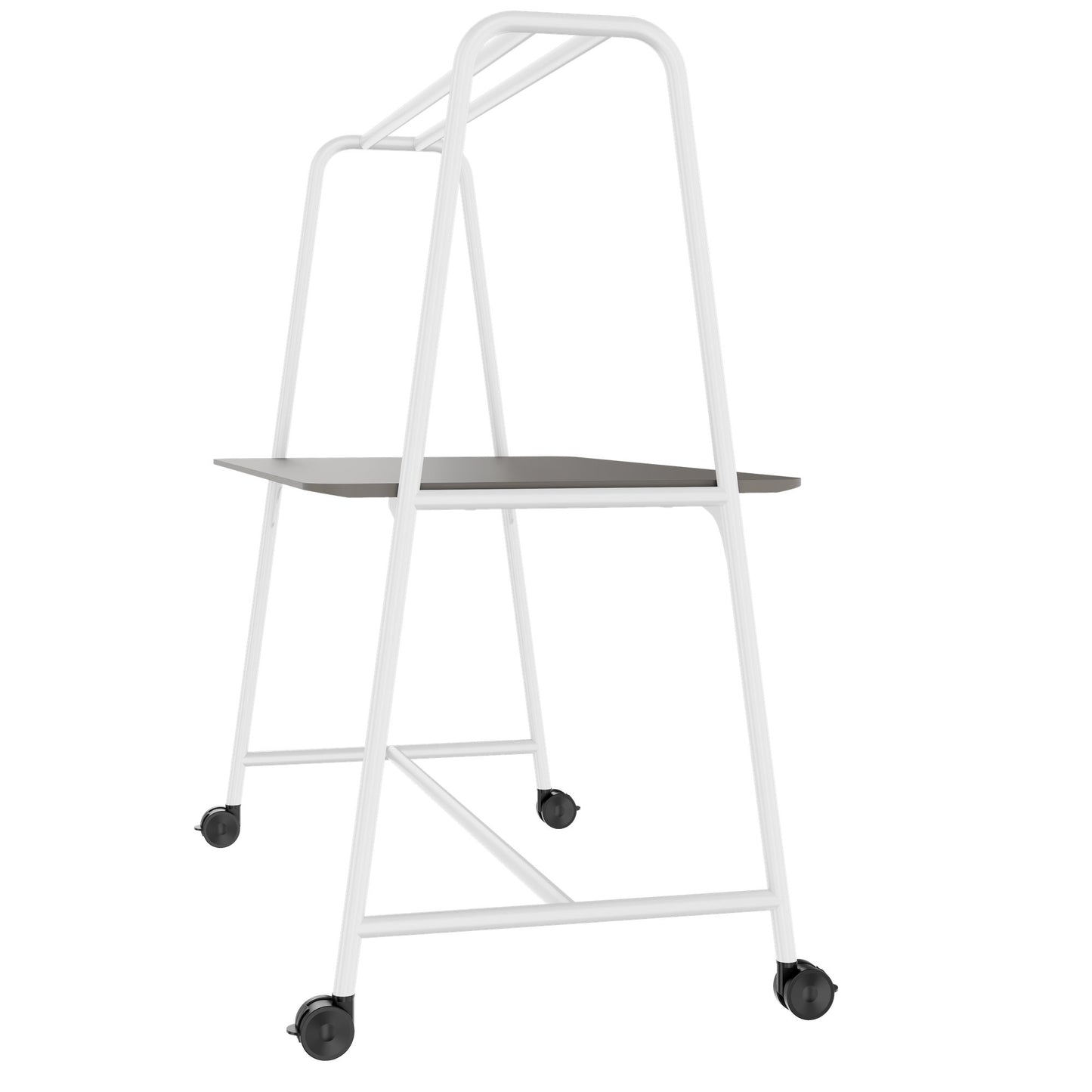 ROUND Multipurpose Tisch | 1600 - 1800 x 740 - 1050 mm, Fenix Grau