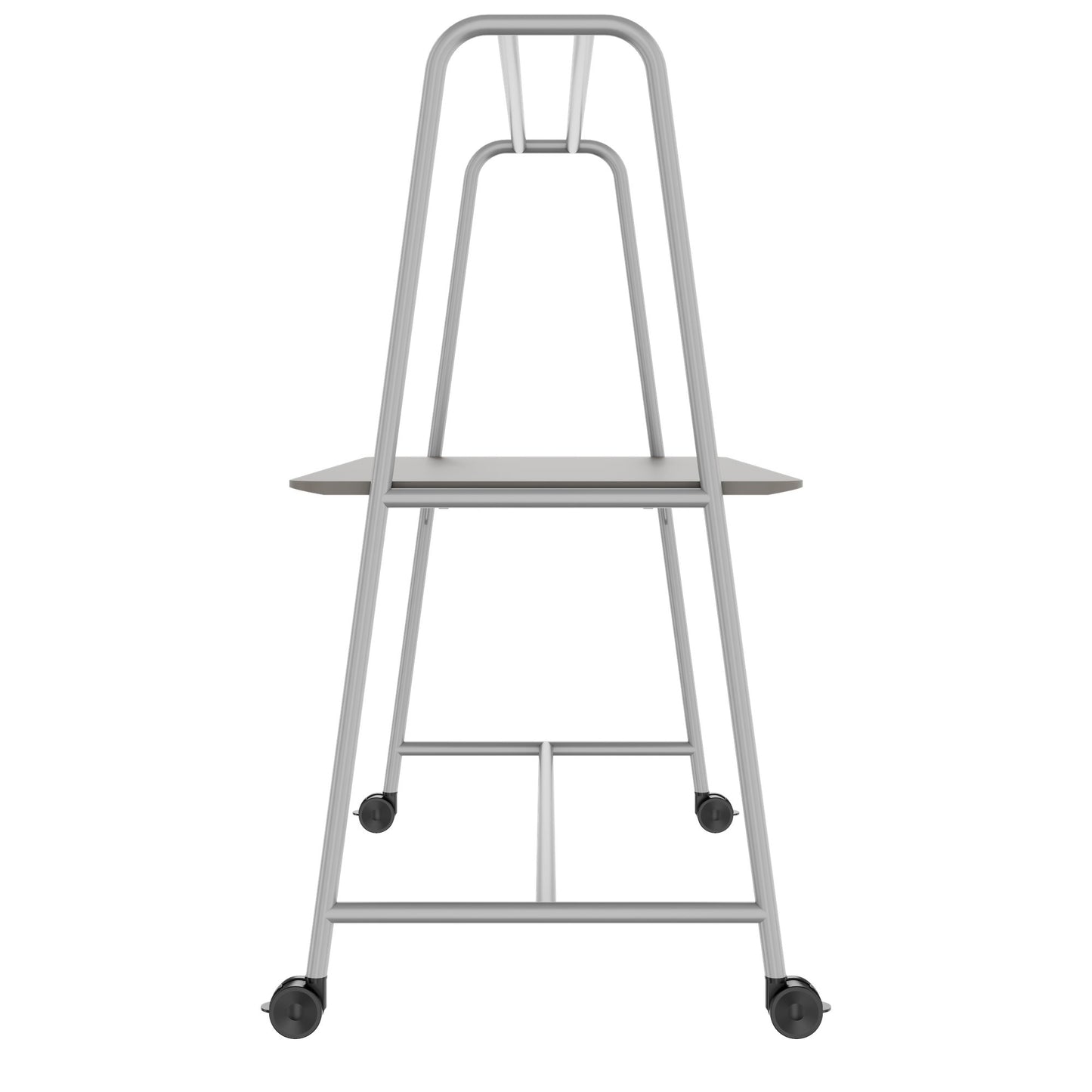 ROUND Multipurpose Tisch | 1600 - 1800 x 740 - 1050 mm, Fenix Grau