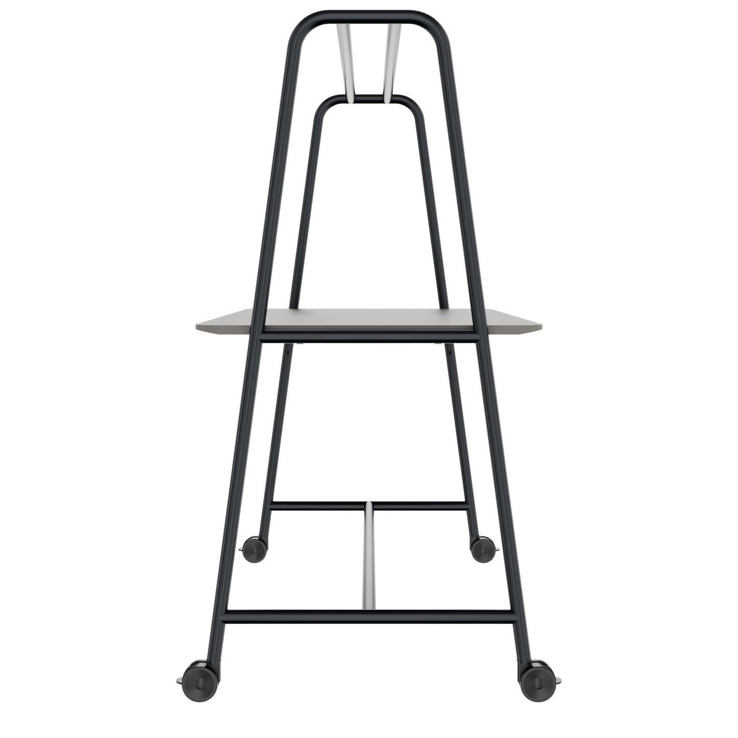 ROUND Multipurpose Tisch | 1600 - 1800 x 740 - 1050 mm, Fenix Grau