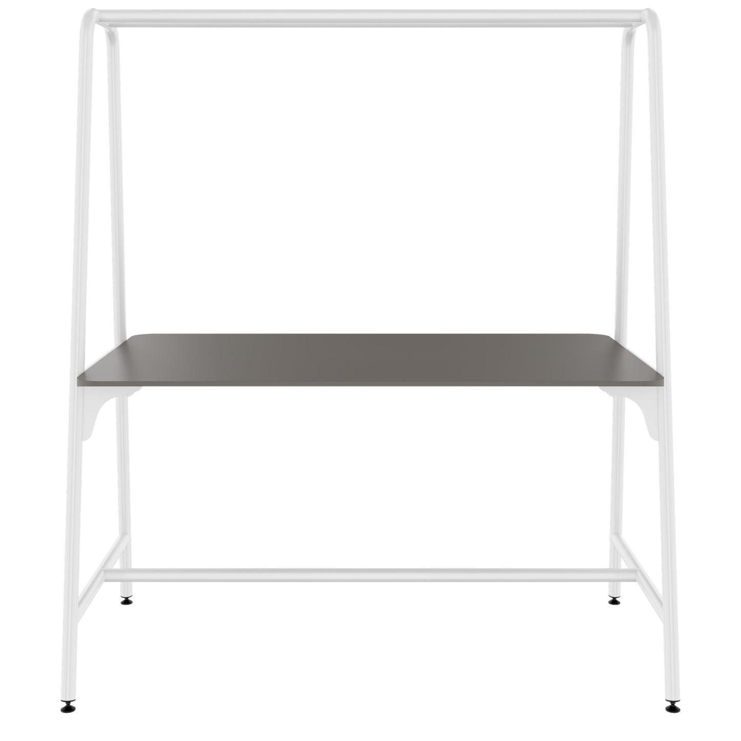 ROUND Multipurpose Tisch | 1600 - 1800 x 740 - 1050 mm, Fenix Grau