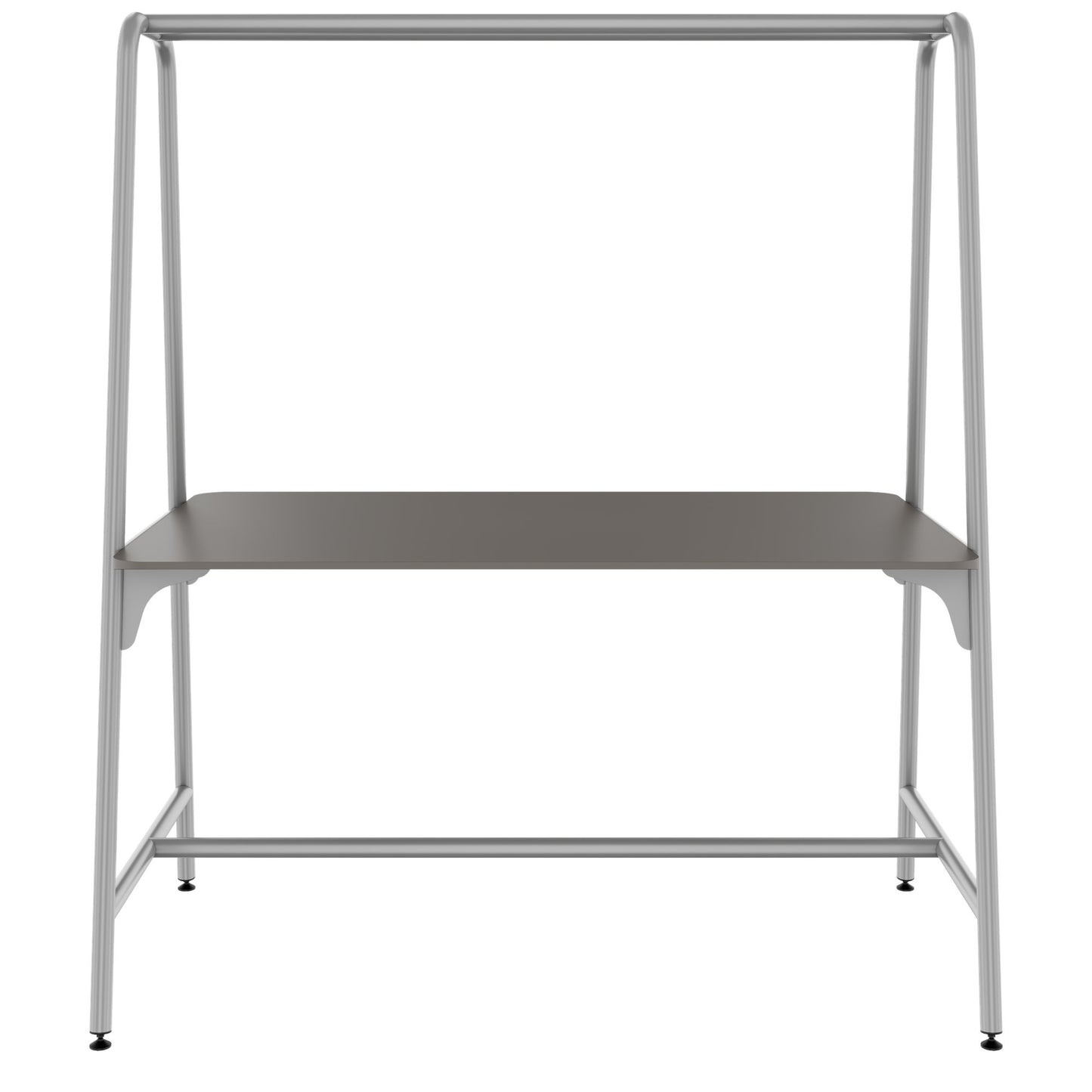 ROUND Multipurpose Tisch | 1600 - 1800 x 740 - 1050 mm, Fenix Grau