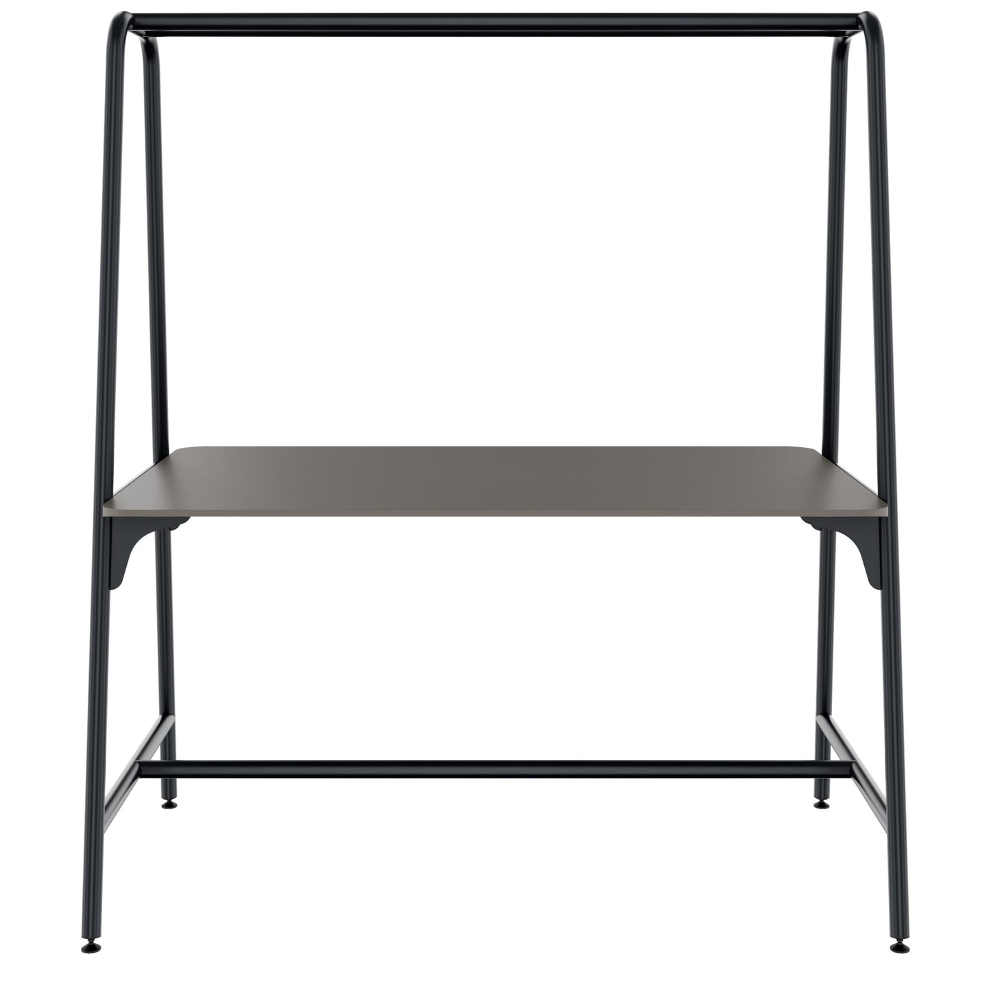 ROUND Multipurpose Tisch | 1600 - 1800 x 740 - 1050 mm, Fenix Grau