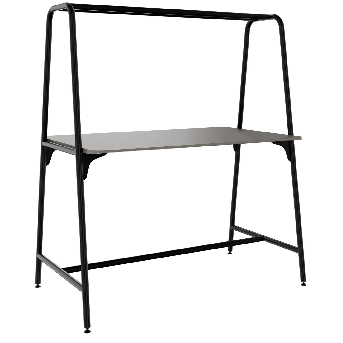 ROUND Multipurpose Tisch | 1600 - 1800 x 740 - 1050 mm, Fenix Grau