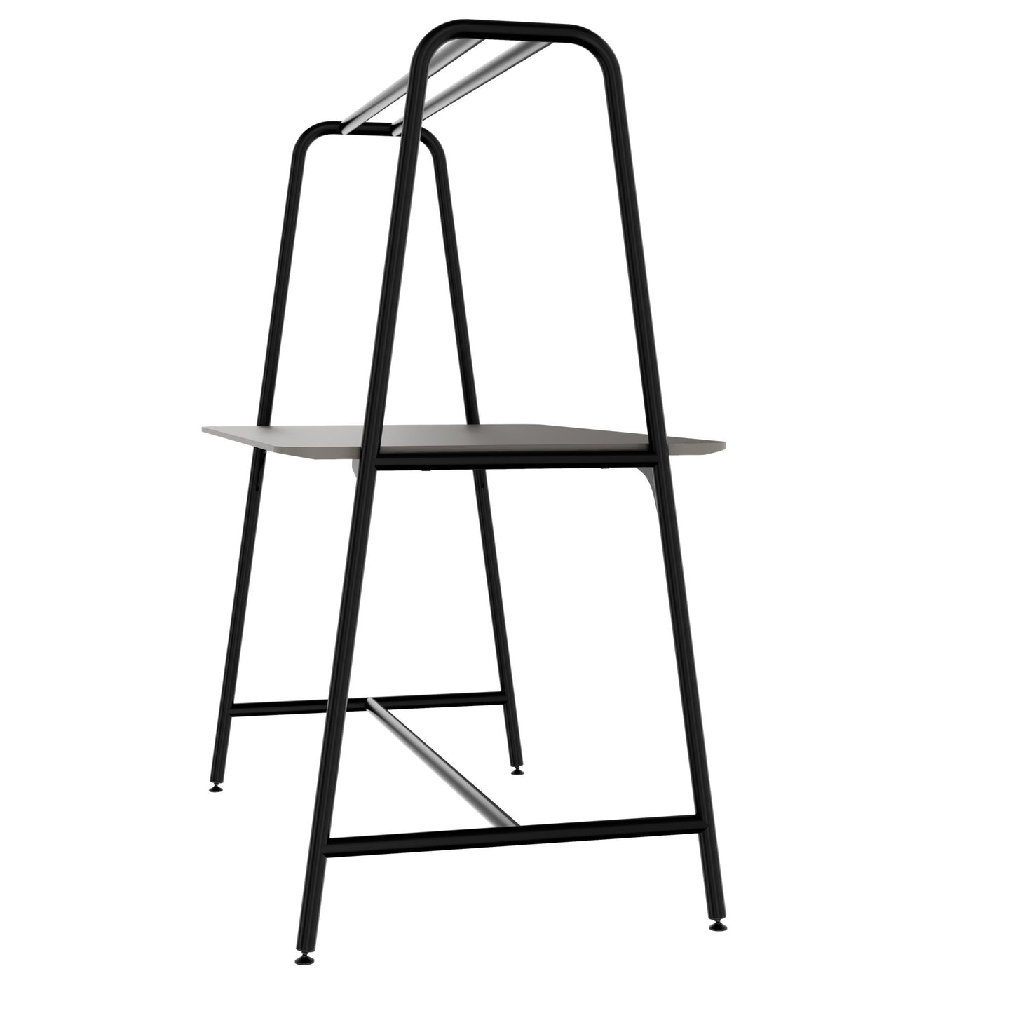 ROUND Multipurpose Tisch | 1600 - 1800 x 740 - 1050 mm, Fenix Grau