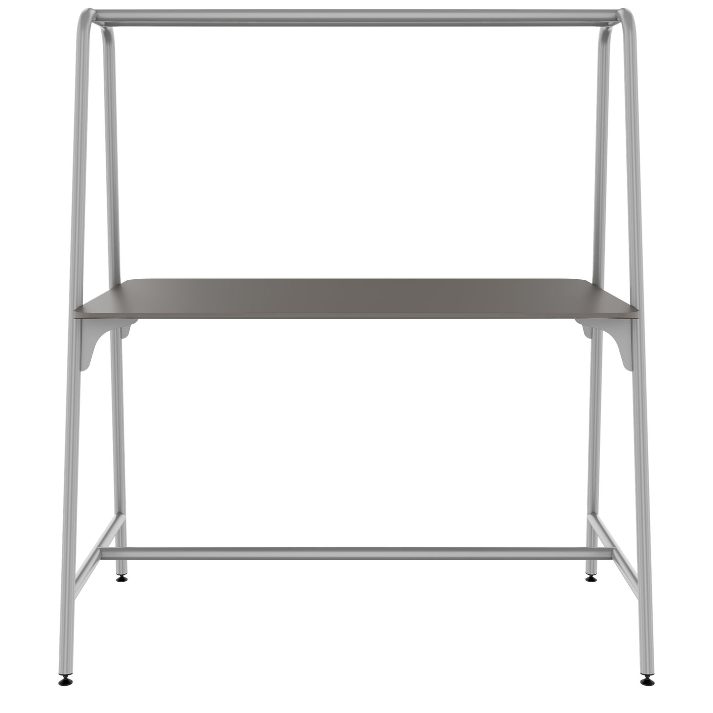 ROUND Multipurpose Tisch | 1600 - 1800 x 740 - 1050 mm, Fenix Grau