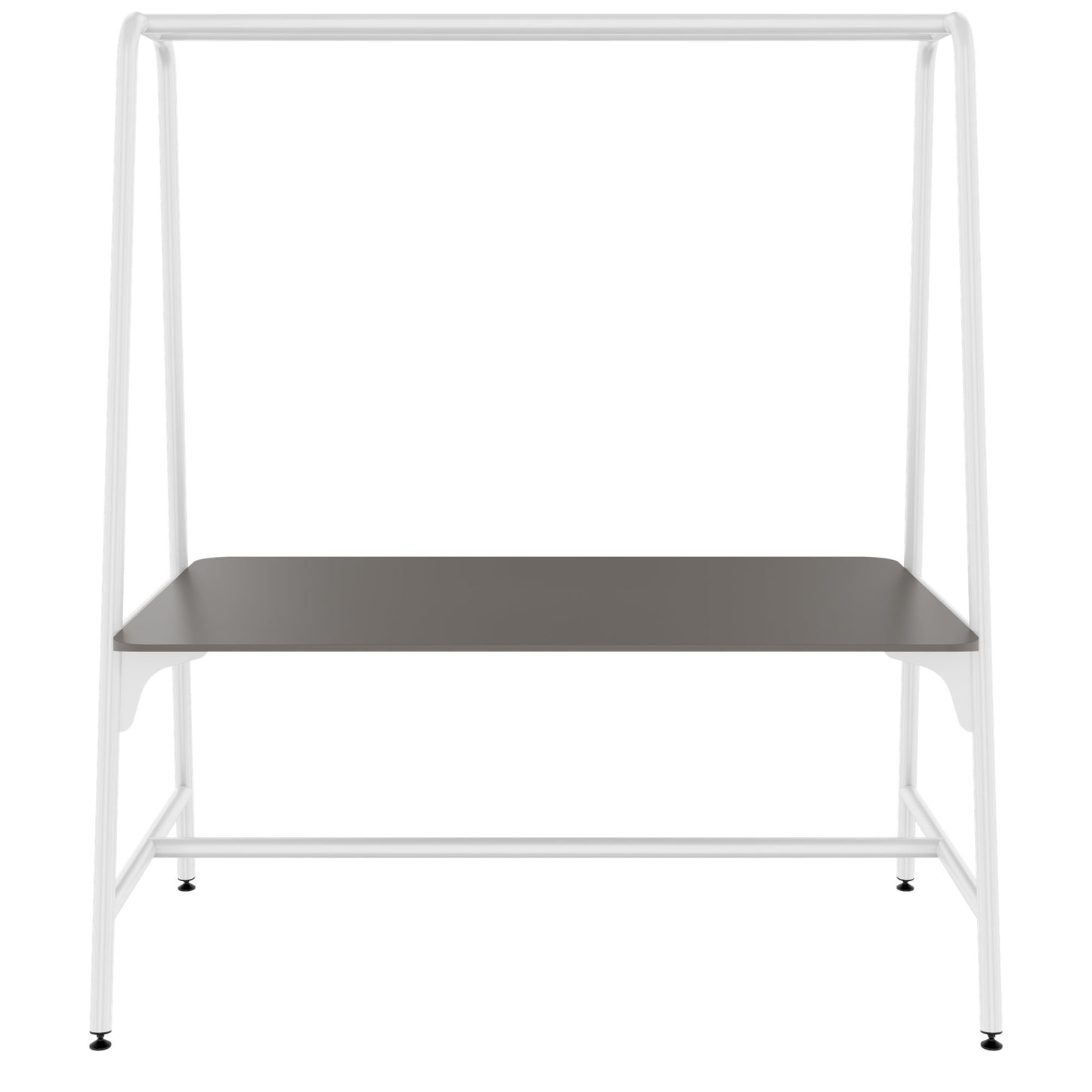 ROUND Multipurpose Tisch | 1600 - 1800 x 740 - 1050 mm, Fenix Grau