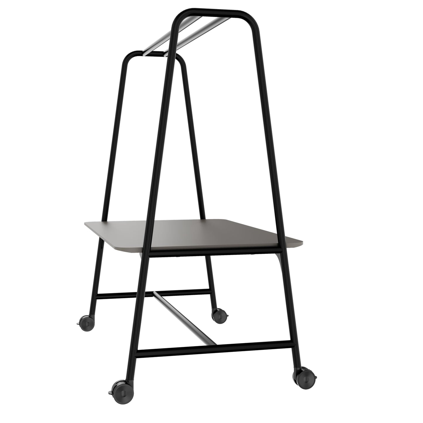 ROUND Multipurpose Tisch | 1600 - 1800 x 740 - 1050 mm, Fenix Grau