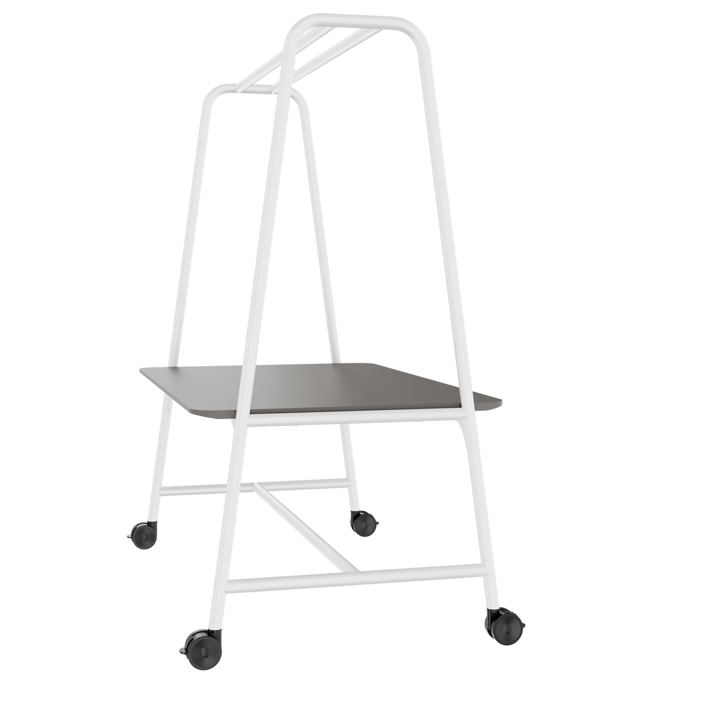 ROUND Multipurpose Tisch | 1600 - 1800 x 740 - 1050 mm, Fenix Grau