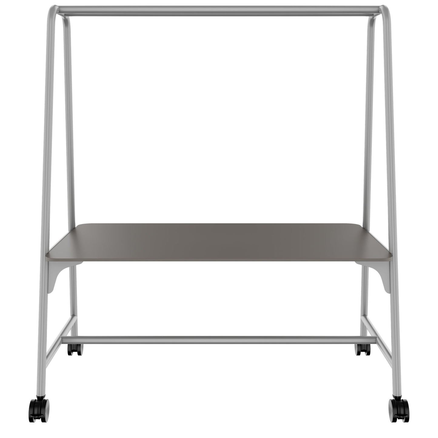 ROUND Multipurpose Tisch | 1600 - 1800 x 740 - 1050 mm, Fenix Grau