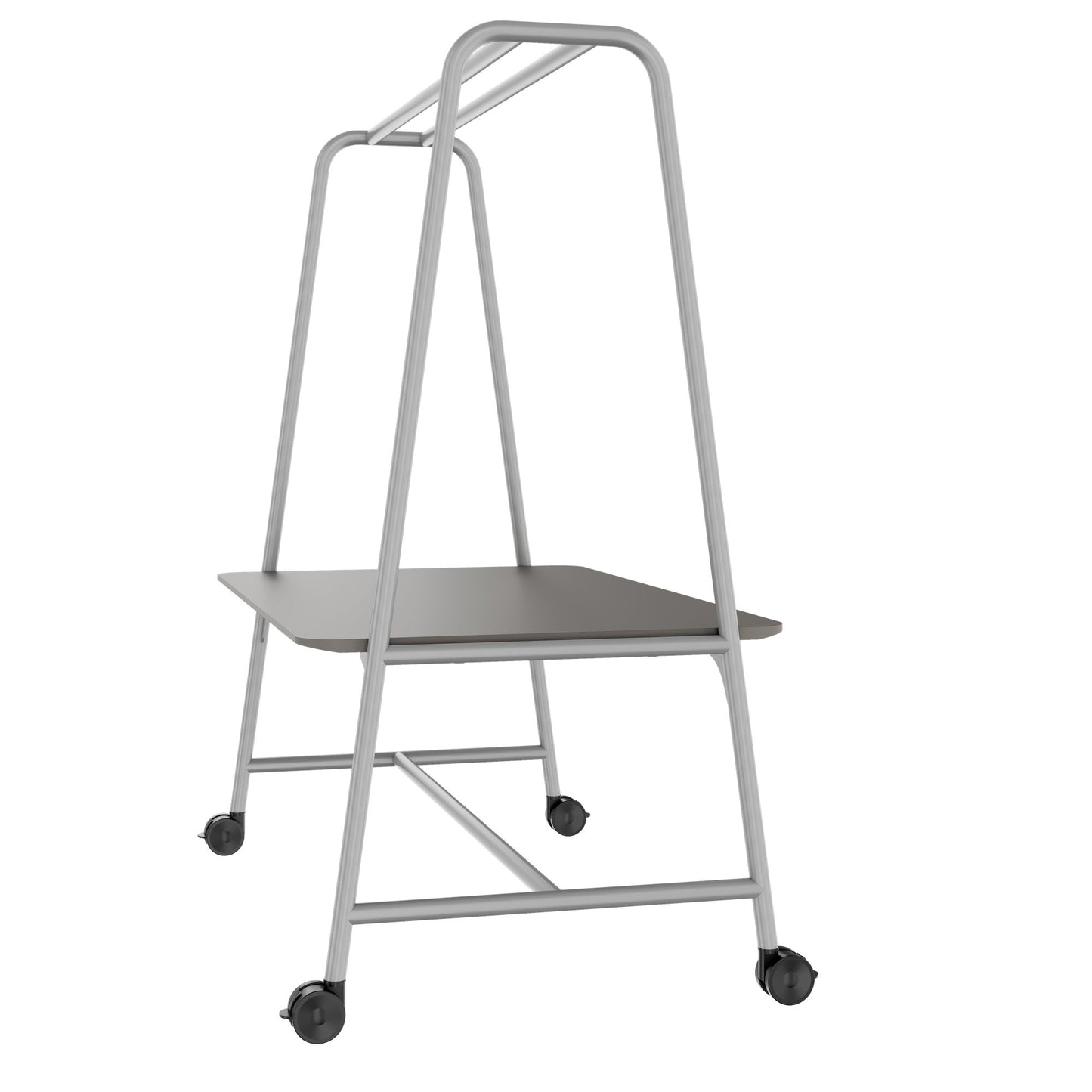 ROUND Multipurpose Tisch | 1600 - 1800 x 740 - 1050 mm, Fenix Grau