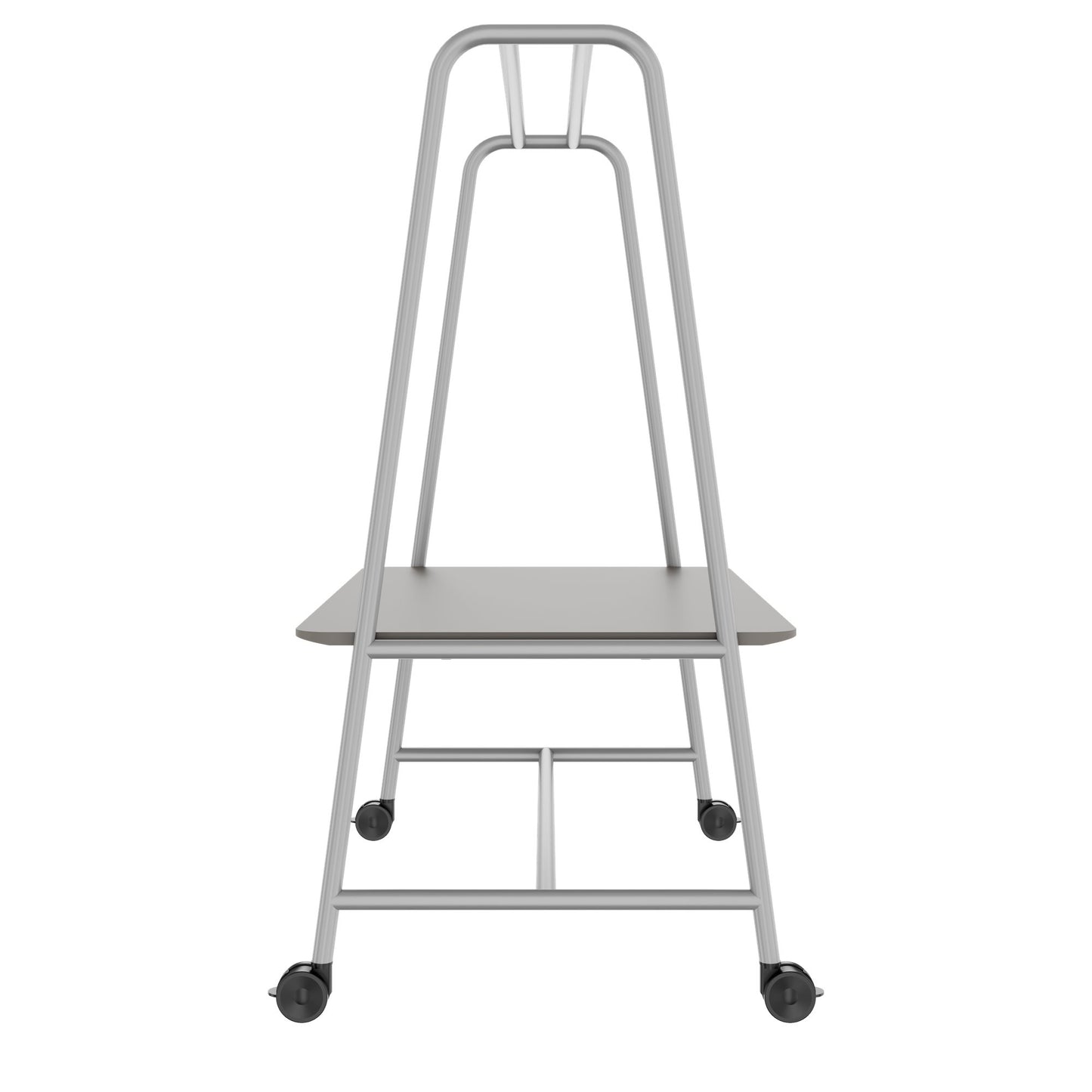 ROUND Multipurpose Tisch | 1600 - 1800 x 740 - 1050 mm, Fenix Grau