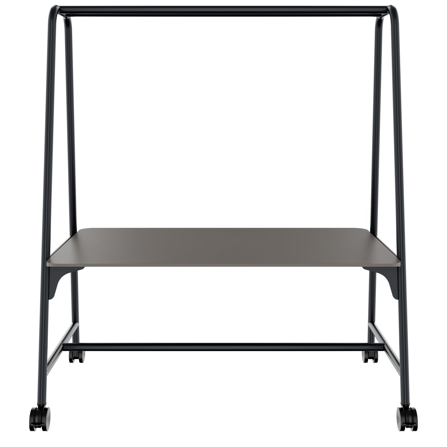 ROUND Multipurpose Tisch | 1600 - 1800 x 740 - 1050 mm, Fenix Grau