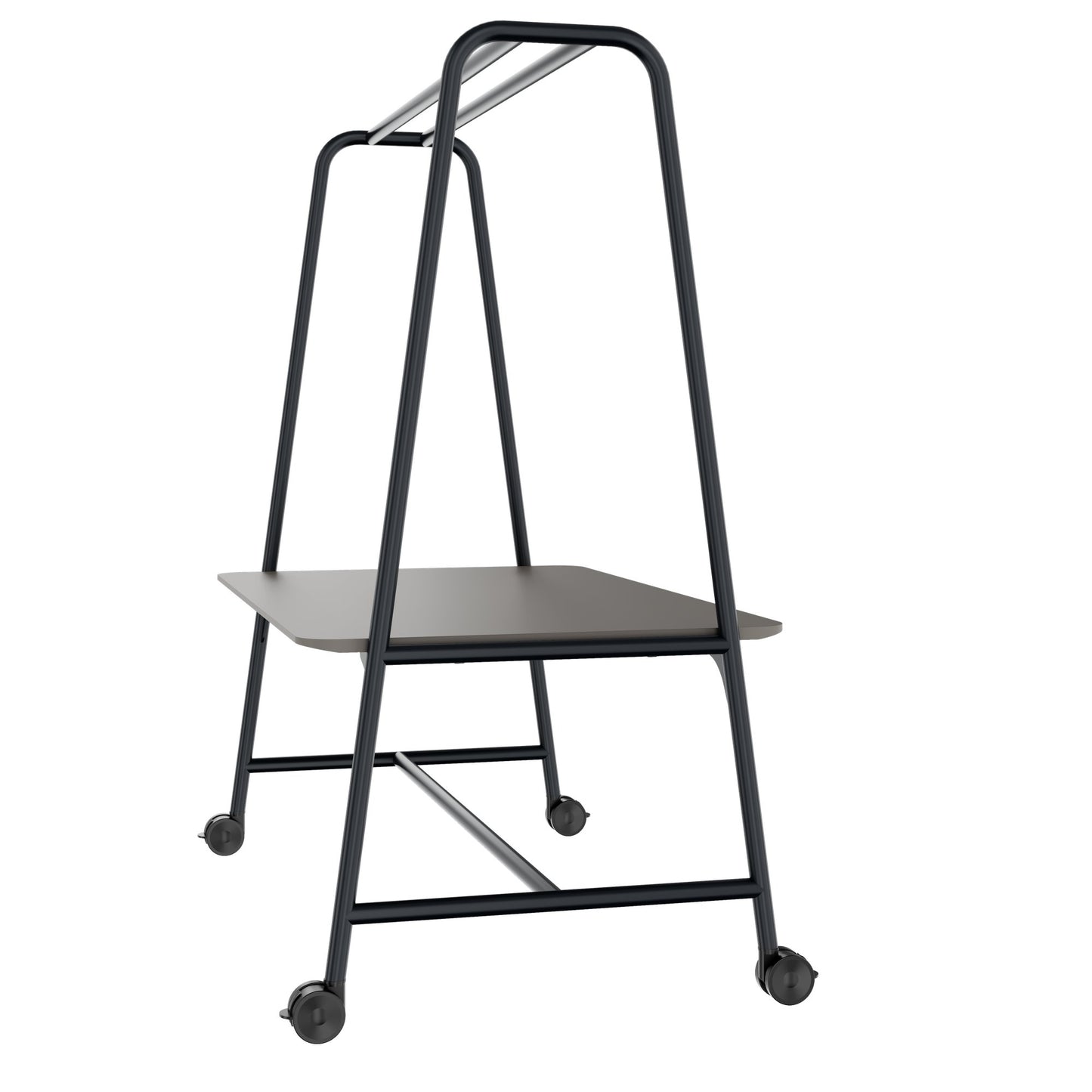 ROUND Multipurpose Tisch | 1600 - 1800 x 740 - 1050 mm, Fenix Grau