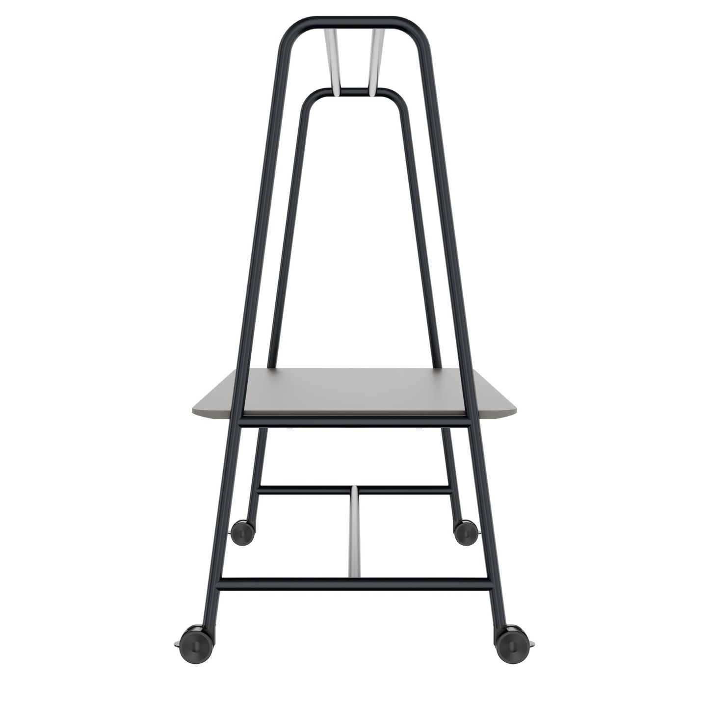 ROUND Multipurpose Tisch | 1600 - 1800 x 740 - 1050 mm, Fenix Grau