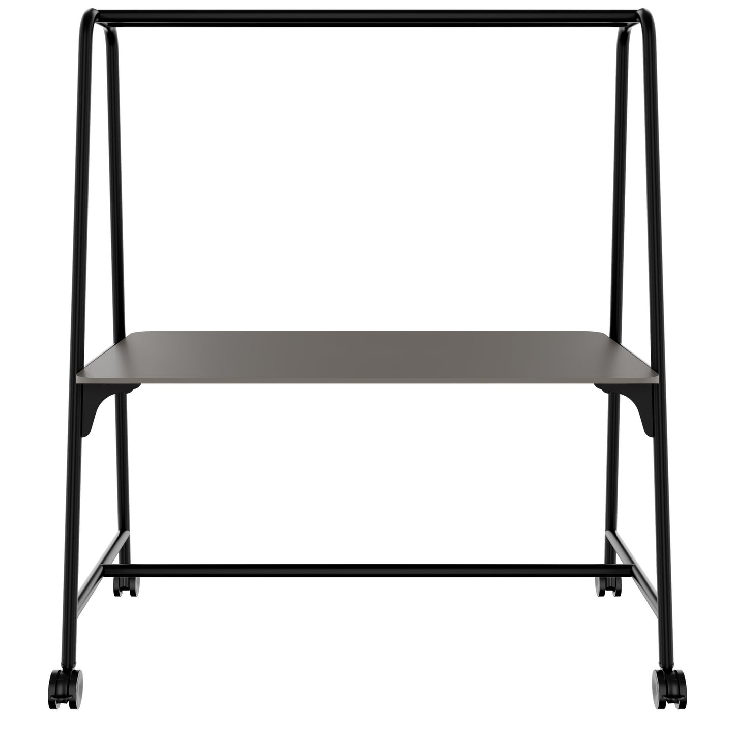 ROUND Multipurpose Tisch | 1600 - 1800 x 740 - 1050 mm, Fenix Grau
