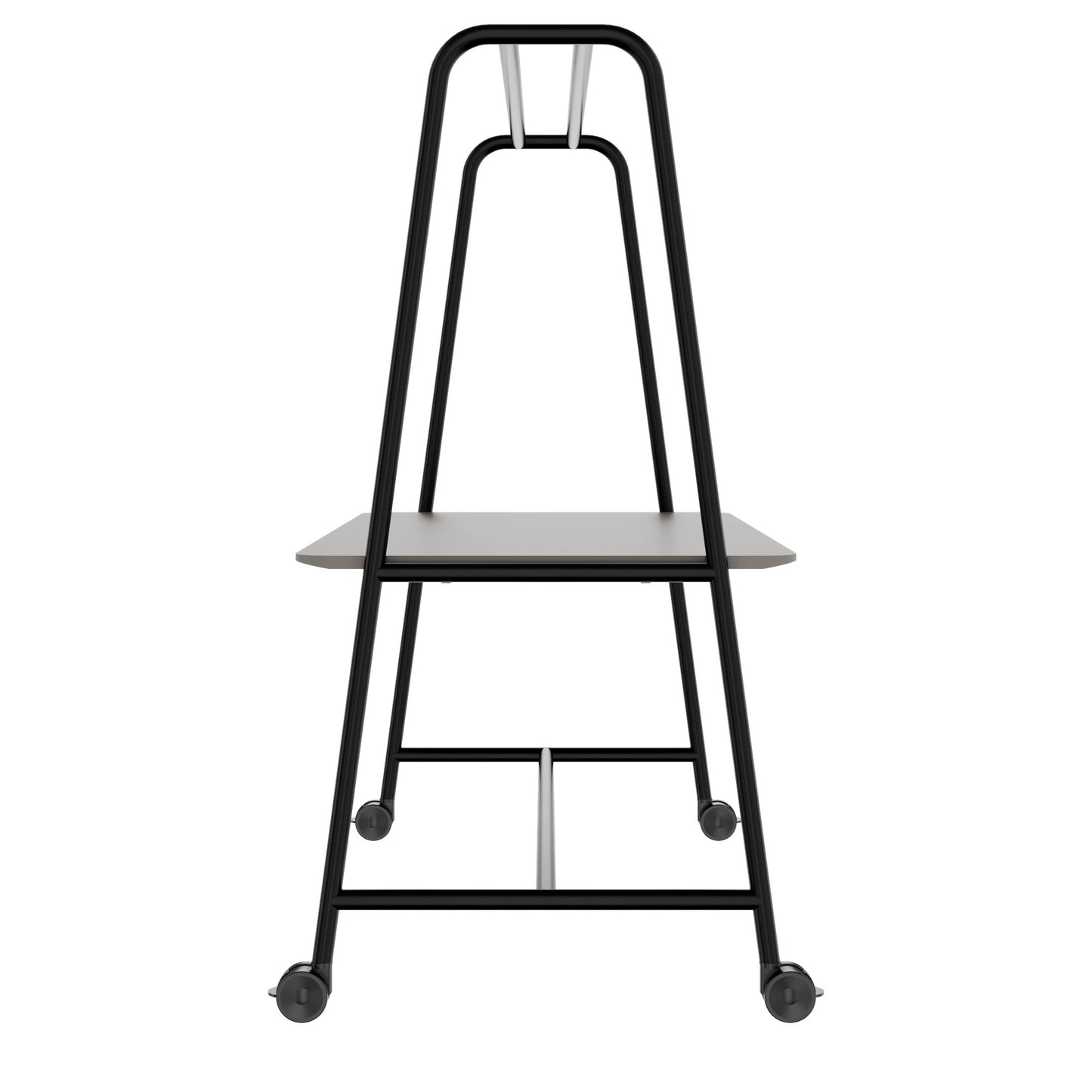 ROUND Multipurpose Tisch | 1600 - 1800 x 740 - 1050 mm, Fenix Grau