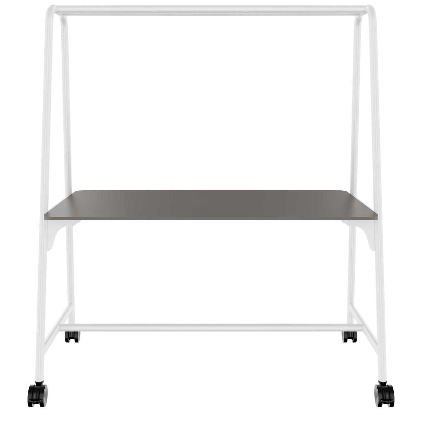ROUND Multipurpose Tisch | 1600 - 1800 x 740 - 1050 mm, Fenix Grau