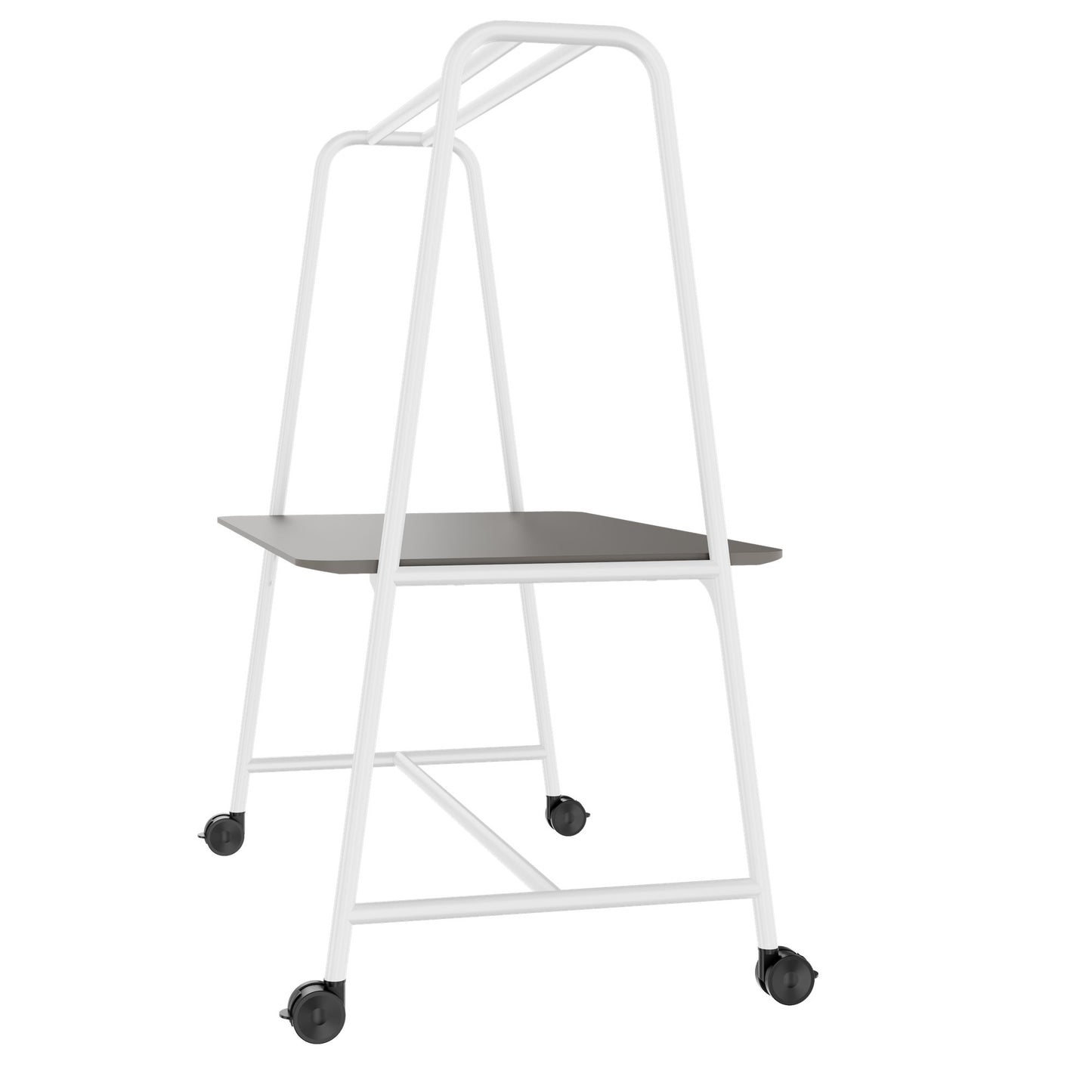ROUND Multipurpose Tisch | 1600 - 1800 x 740 - 1050 mm, Fenix Grau