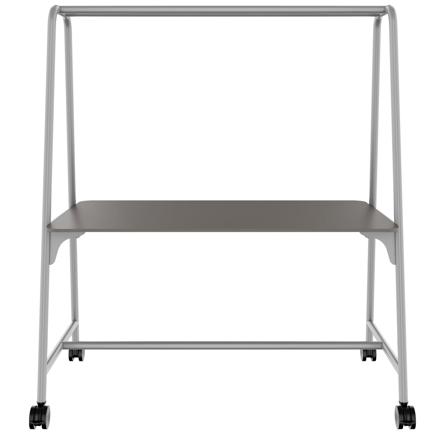 ROUND Multipurpose Tisch | 1600 - 1800 x 740 - 1050 mm, Fenix Grau