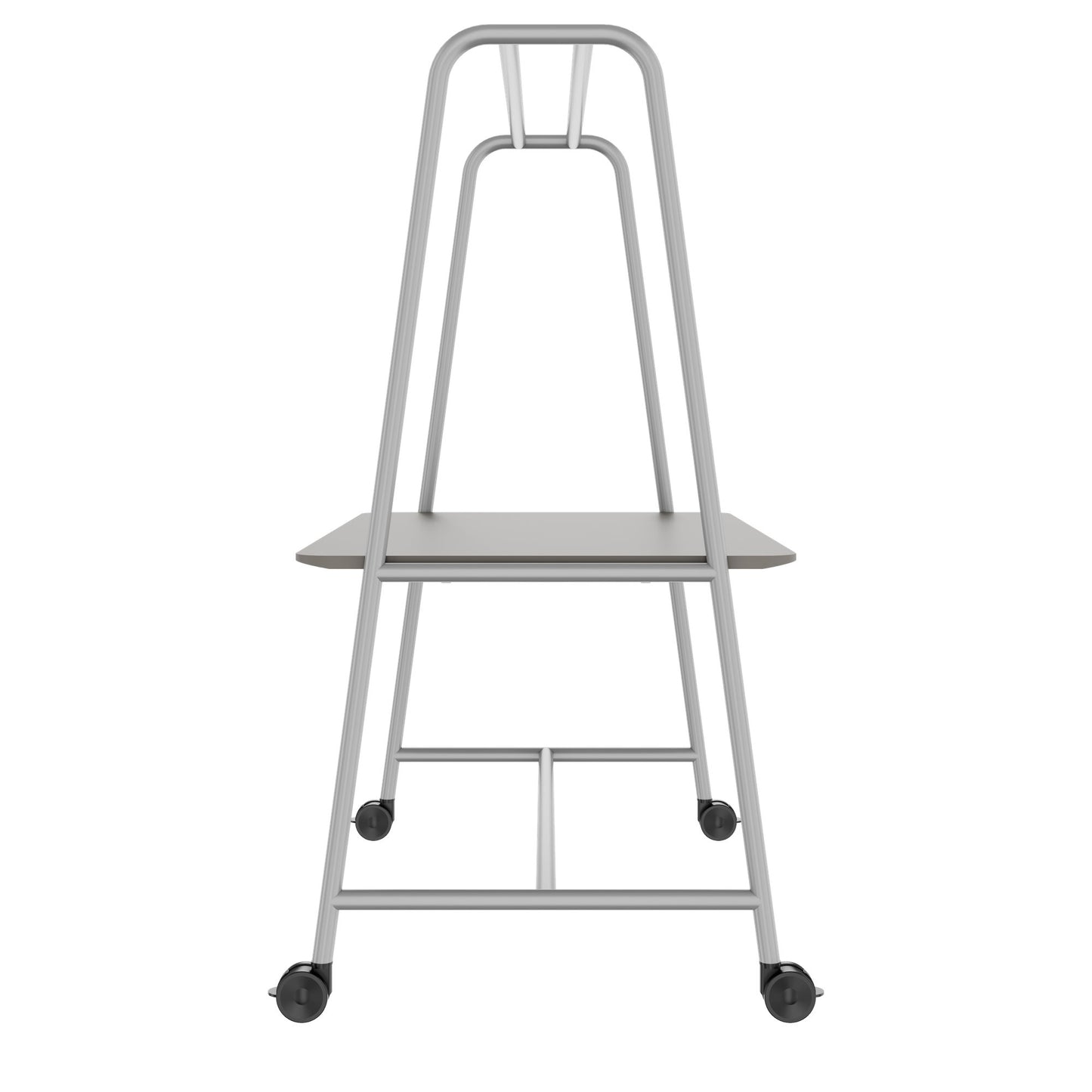 ROUND Multipurpose Tisch | 1600 - 1800 x 740 - 1050 mm, Fenix Grau