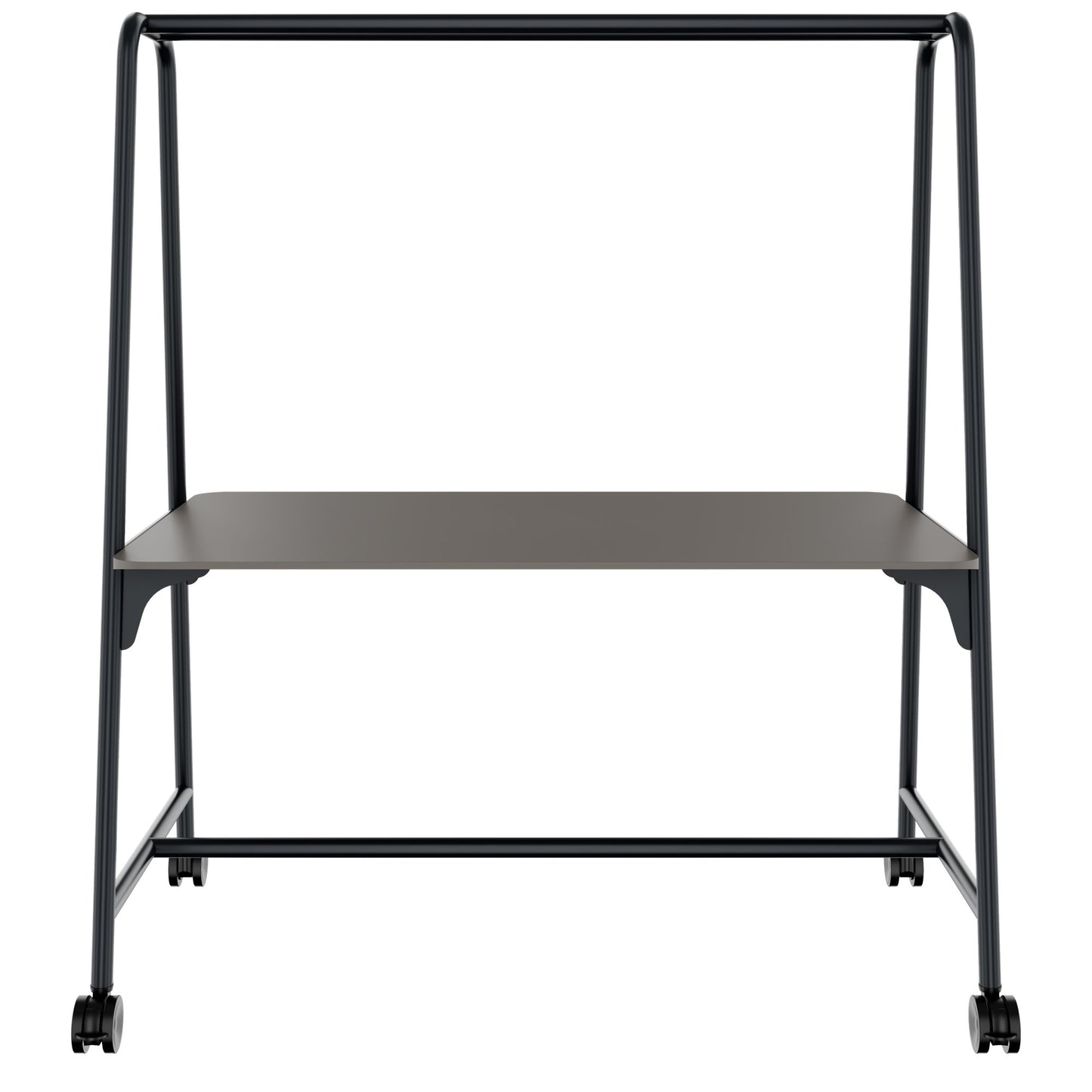 ROUND Multipurpose Tisch | 1600 - 1800 x 740 - 1050 mm, Fenix Grau