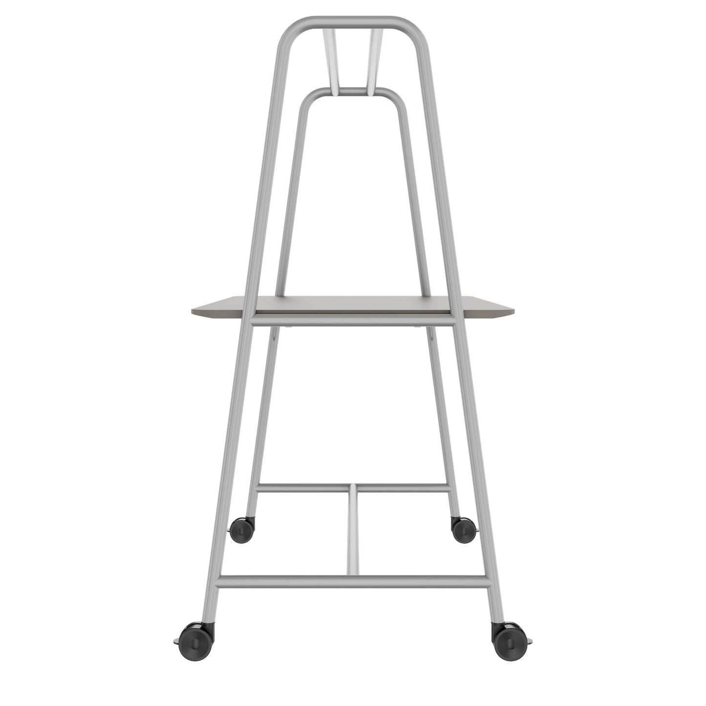 ROUND Multipurpose Tisch | 1600 - 1800 x 740 - 1050 mm, Fenix Grau